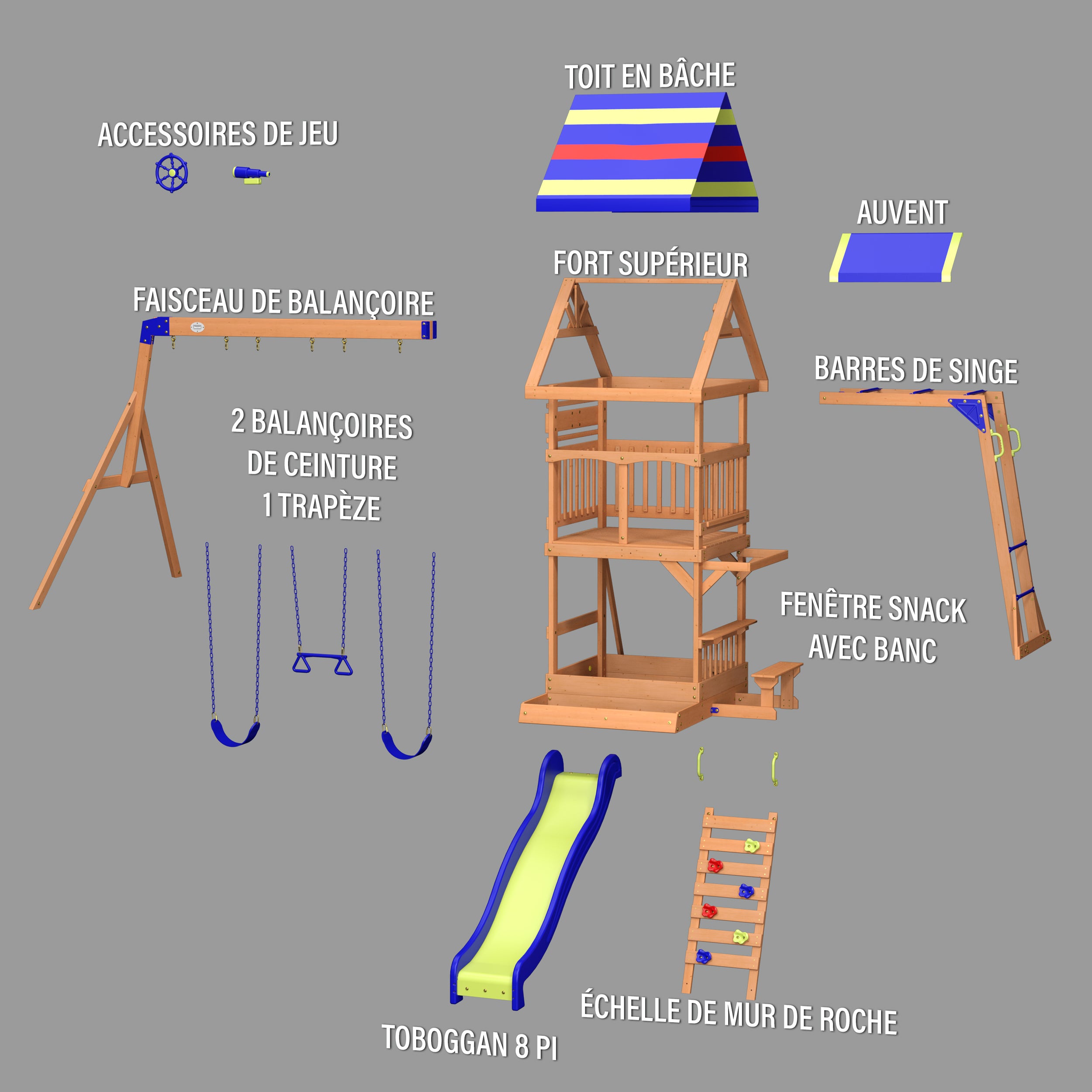 Beach Front Exploded View French