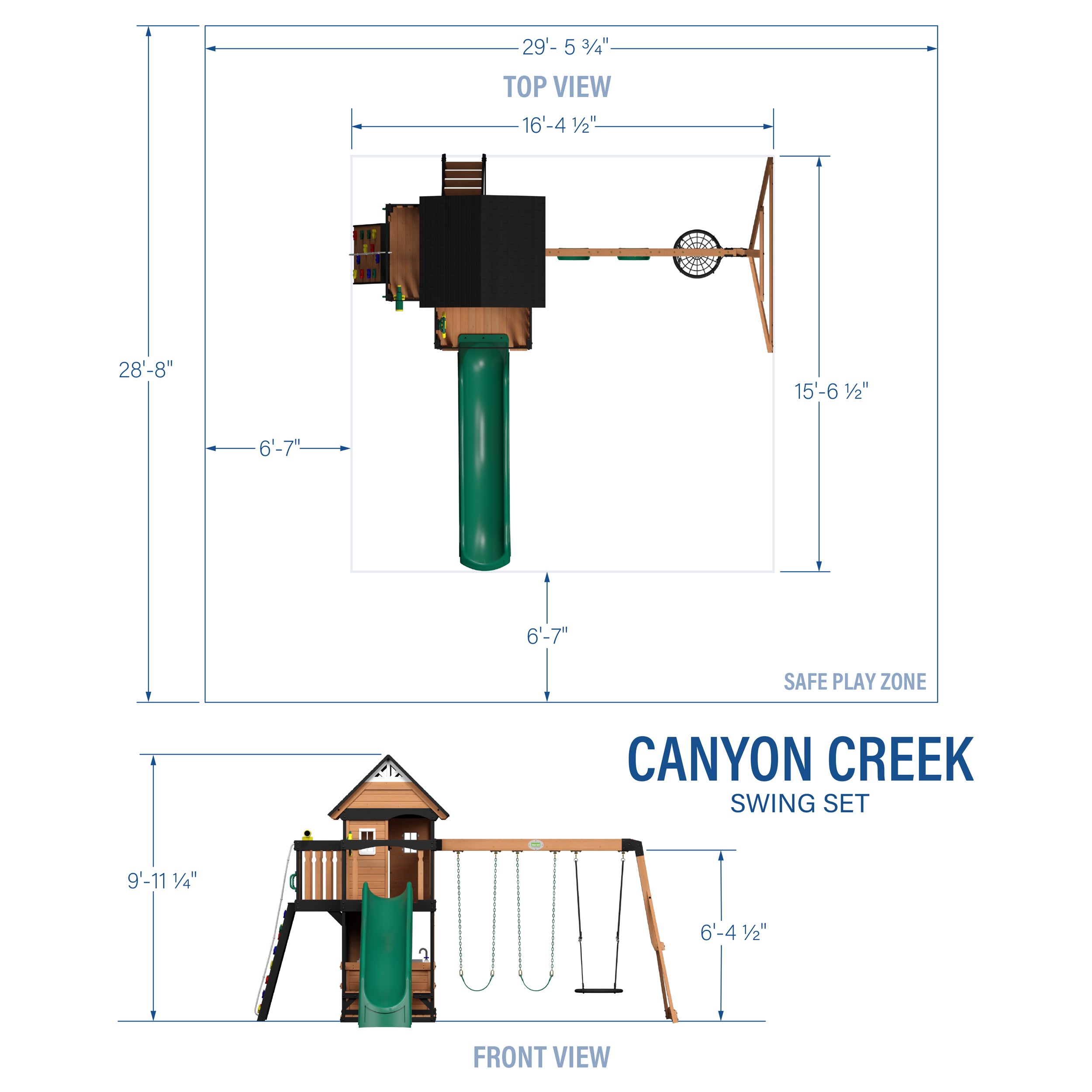 Canyon Creek Dimensions-Imperial