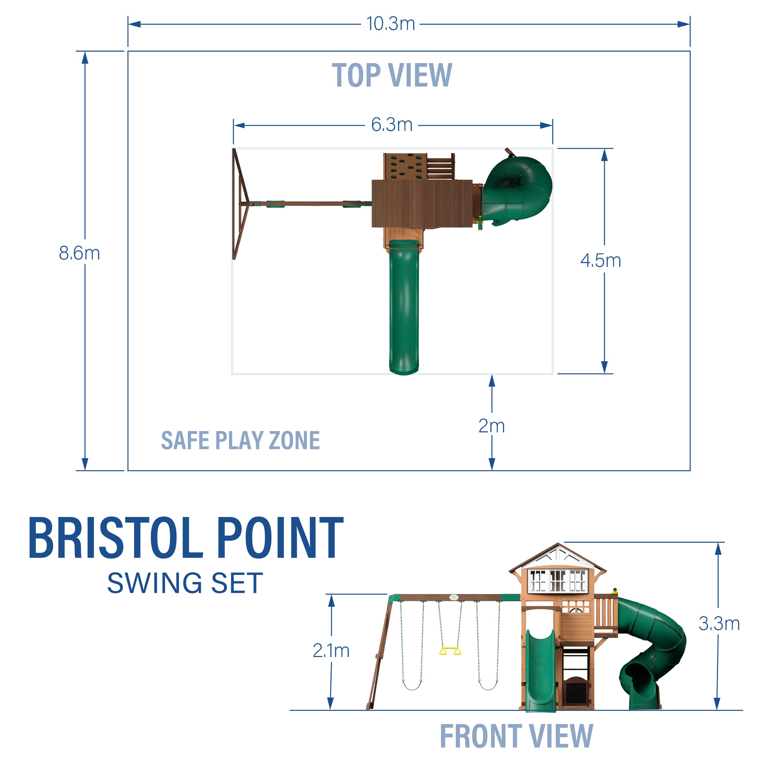 Bristol Point Metric Dimensions