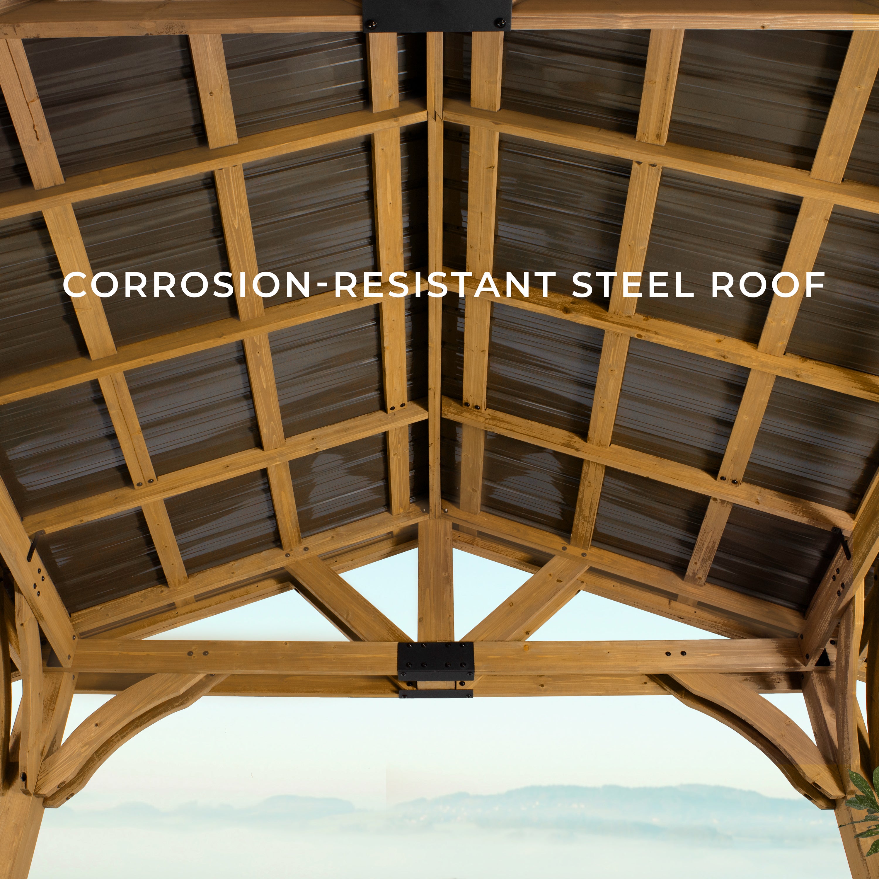 corrosion-resistant steel roof