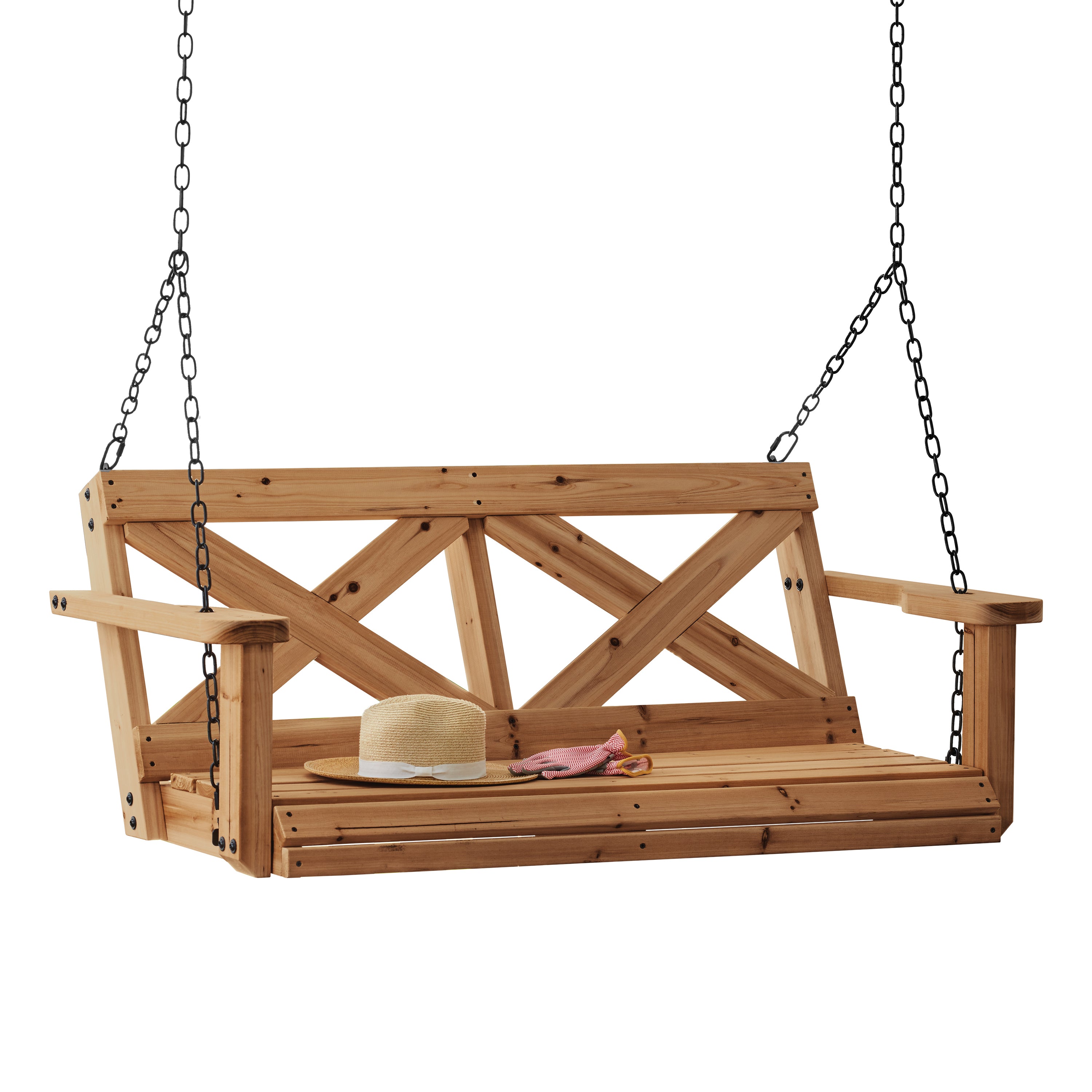 Cedar Farmhouse Porch Swing