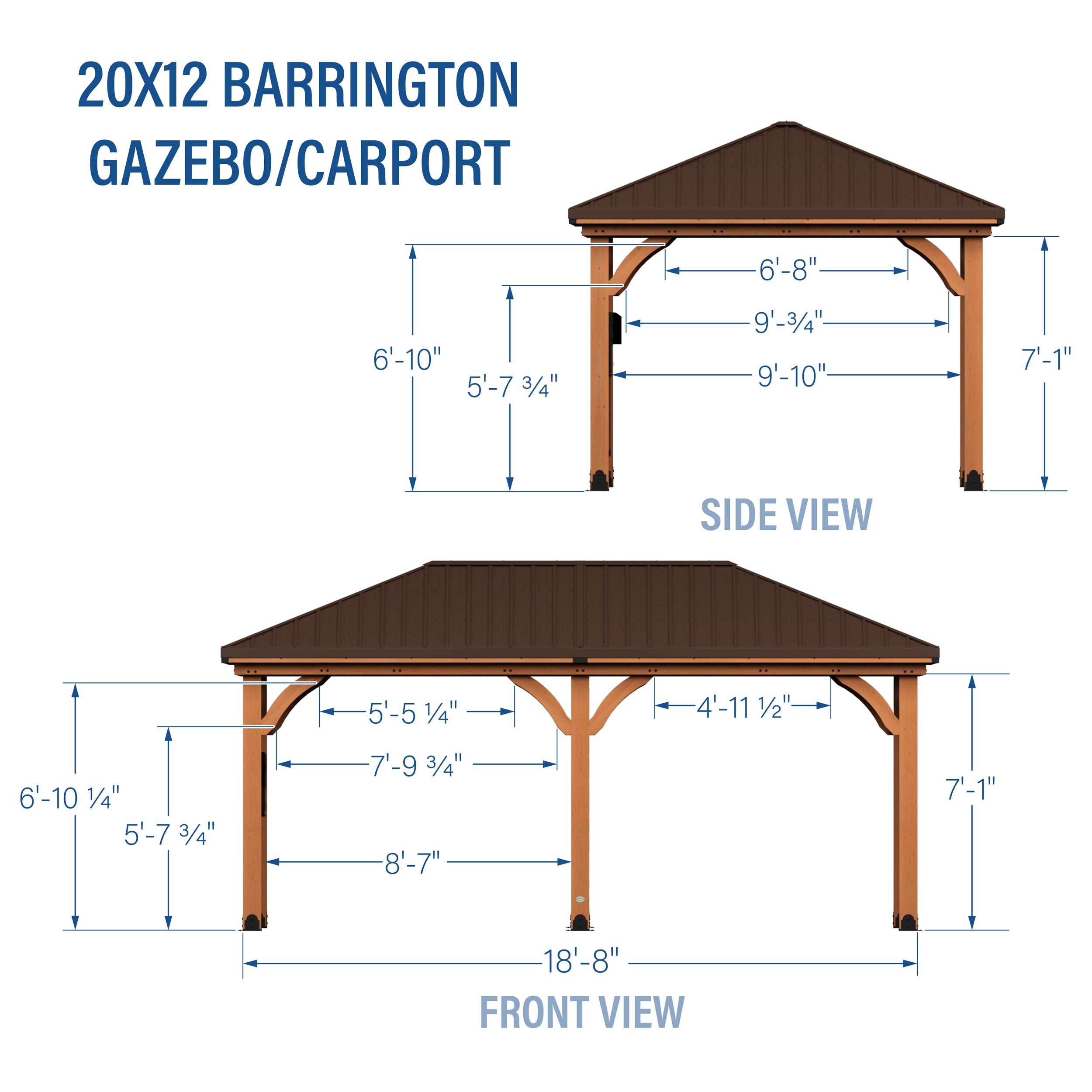 6.1m x 3.7m Barrington Diagram