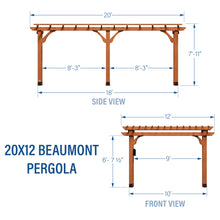 Load image into Gallery viewer, 20x12 Beaumont Diagram Imperial
