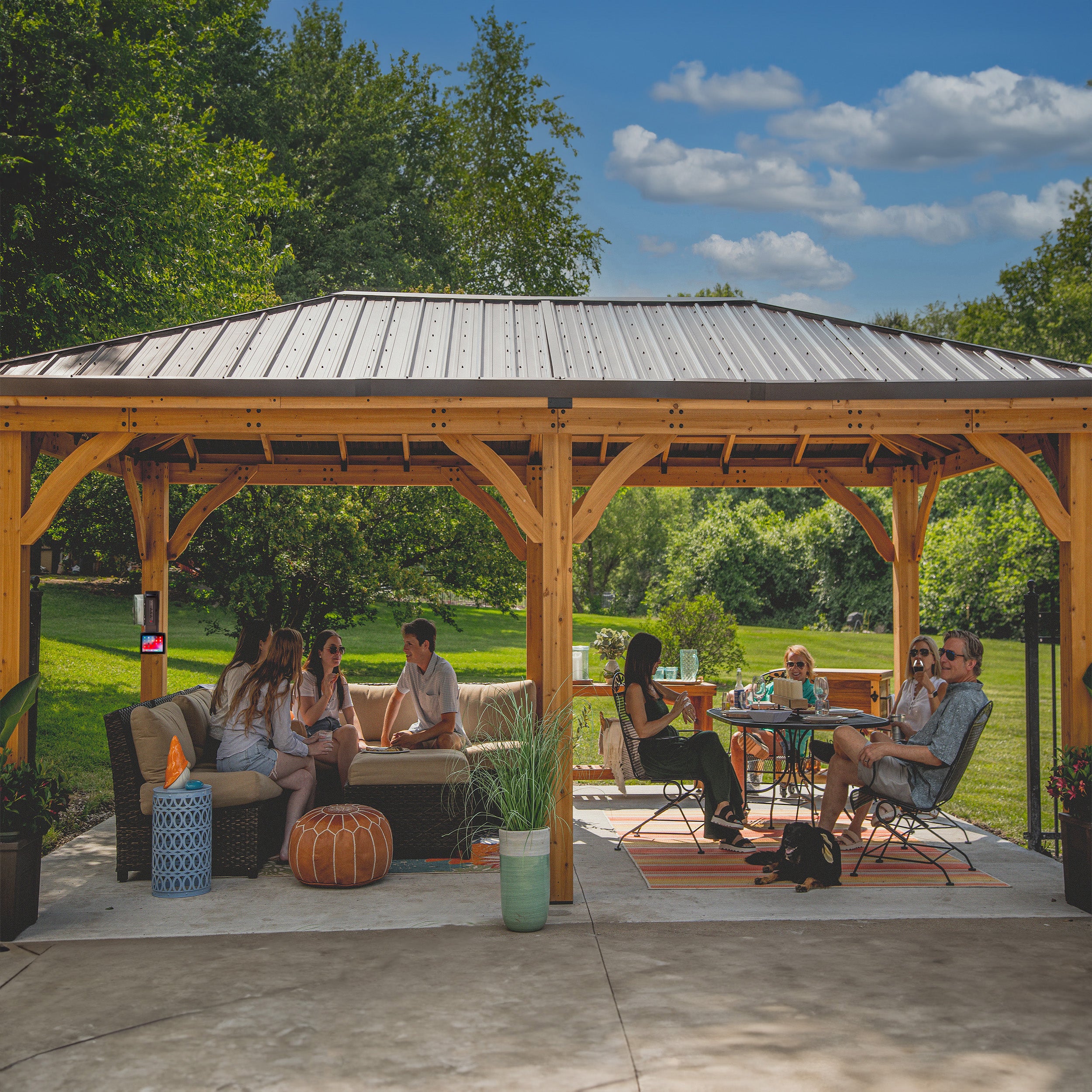 6.1m x 3.7m Barrington Gazebo