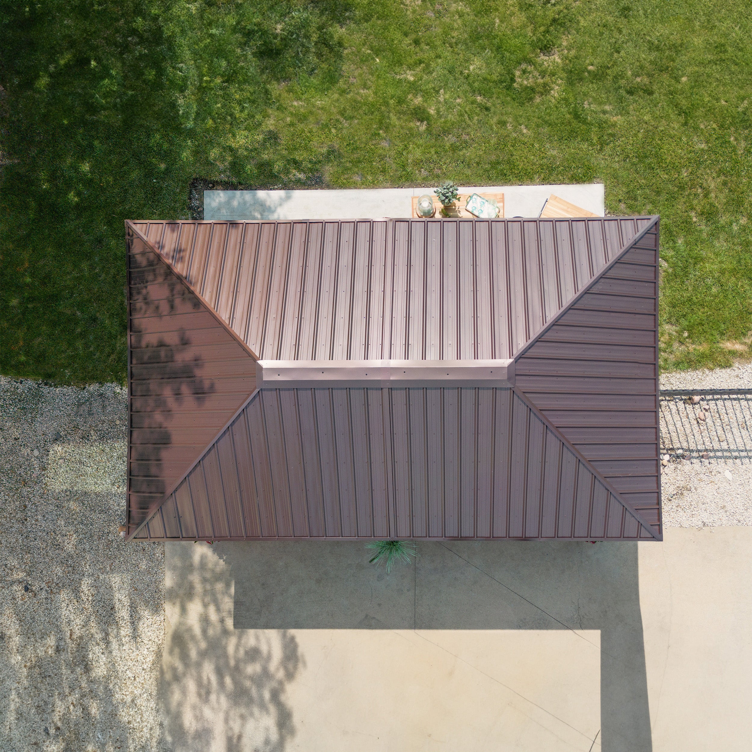 Barrington 20x12 Roof Aerial View