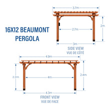 Load image into Gallery viewer, 16x12 Belmont Diagram Metric French
