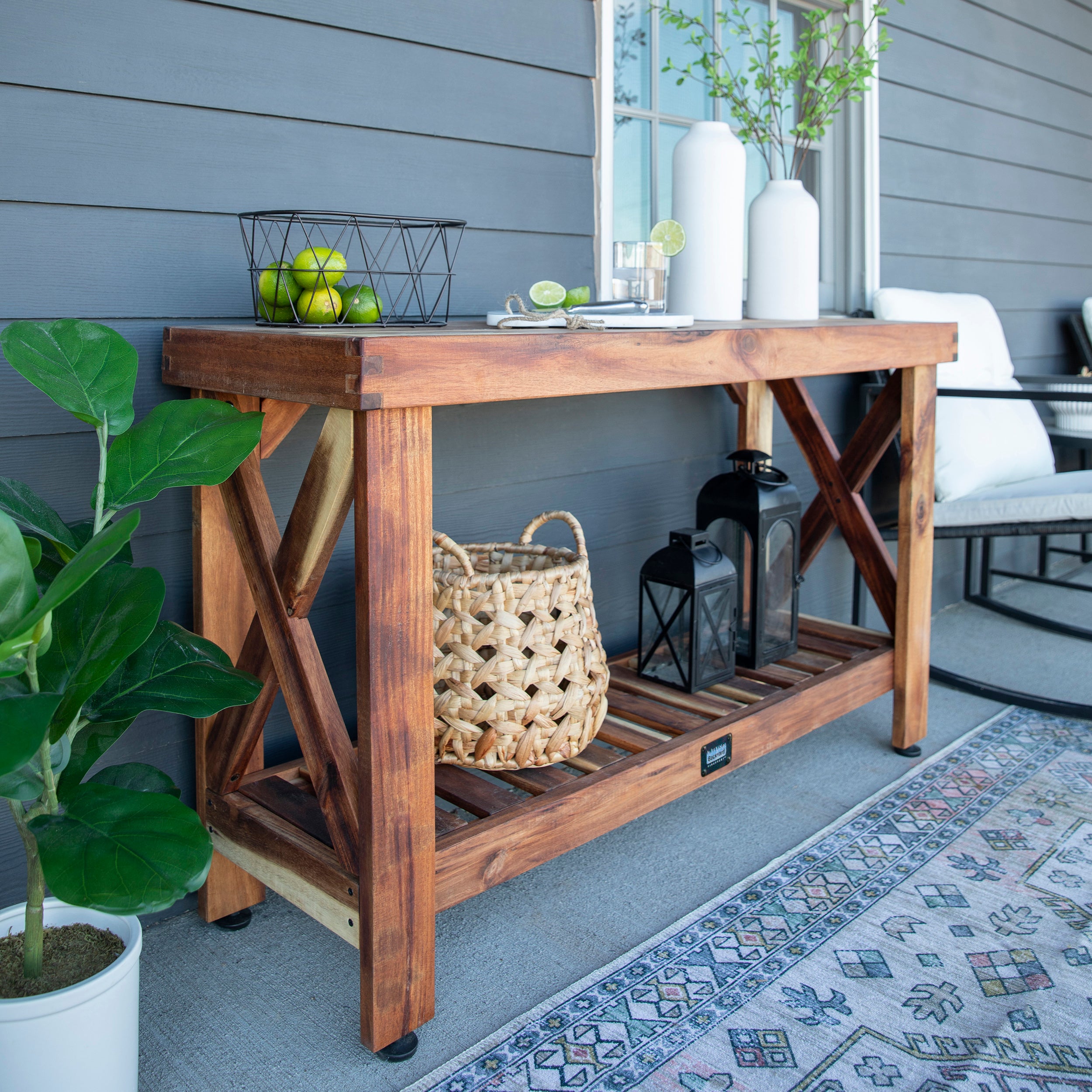 Console Table Outside Use