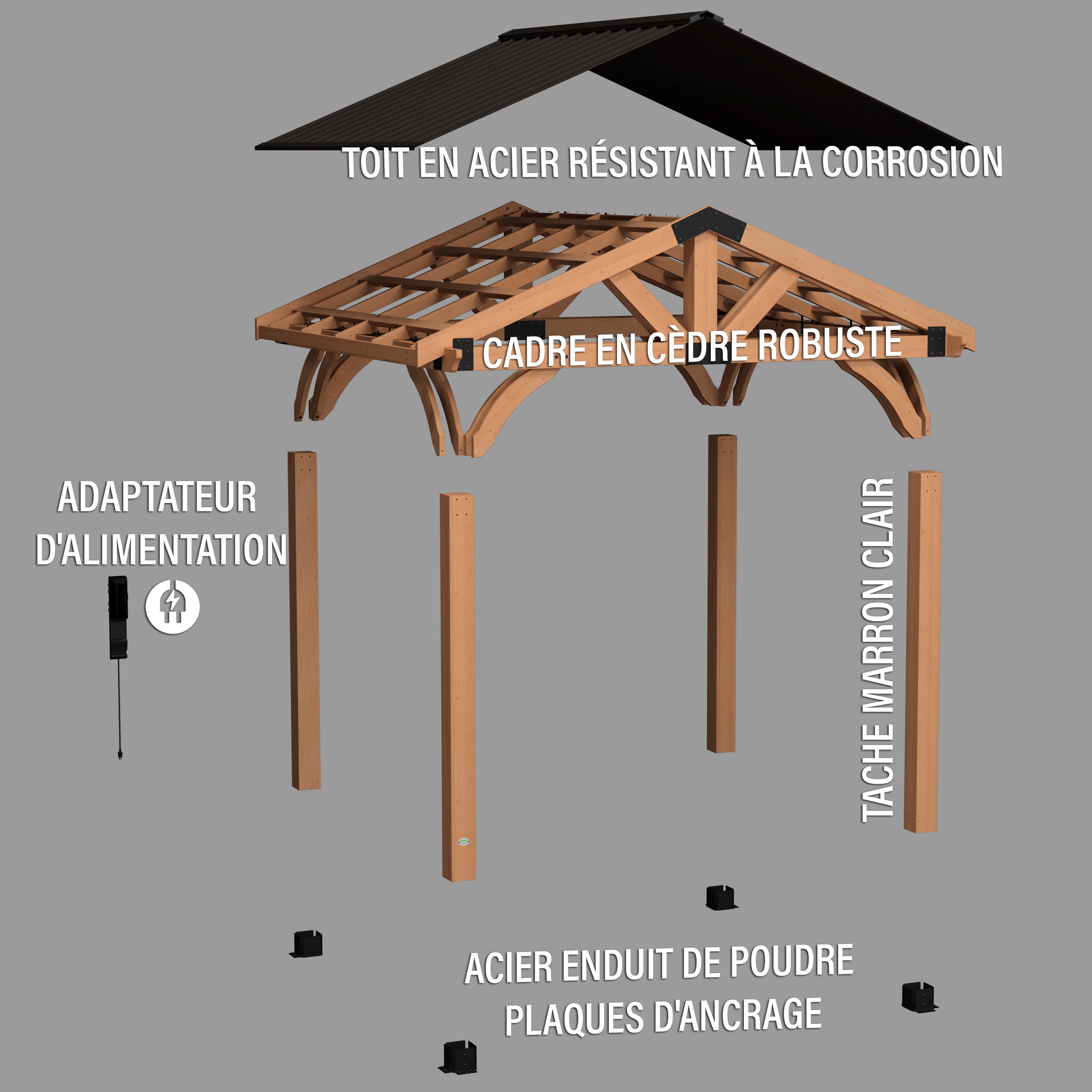 12x10 Arlington Exploded View French