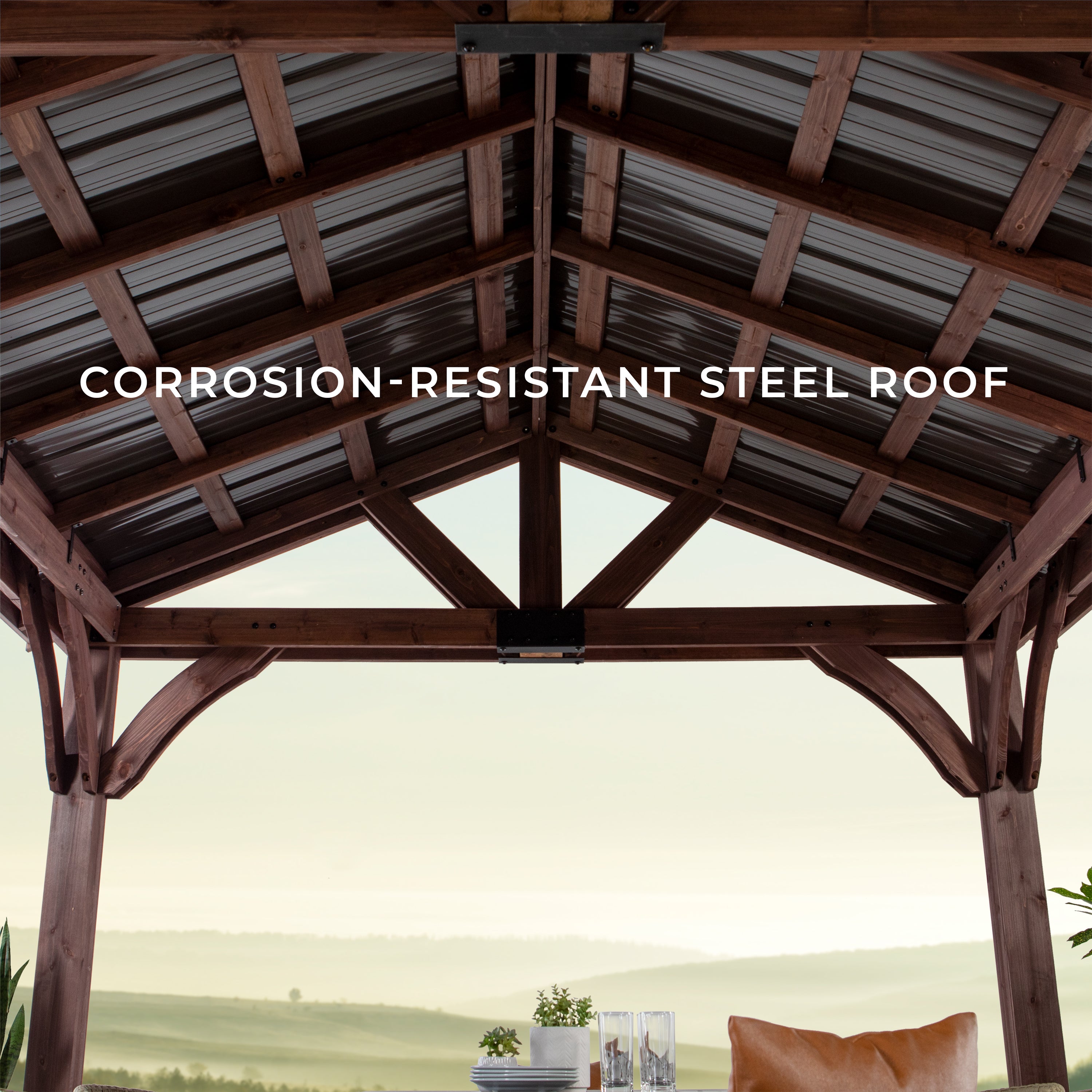 12x12 Arlington Corrosion Resistant Steel Roof