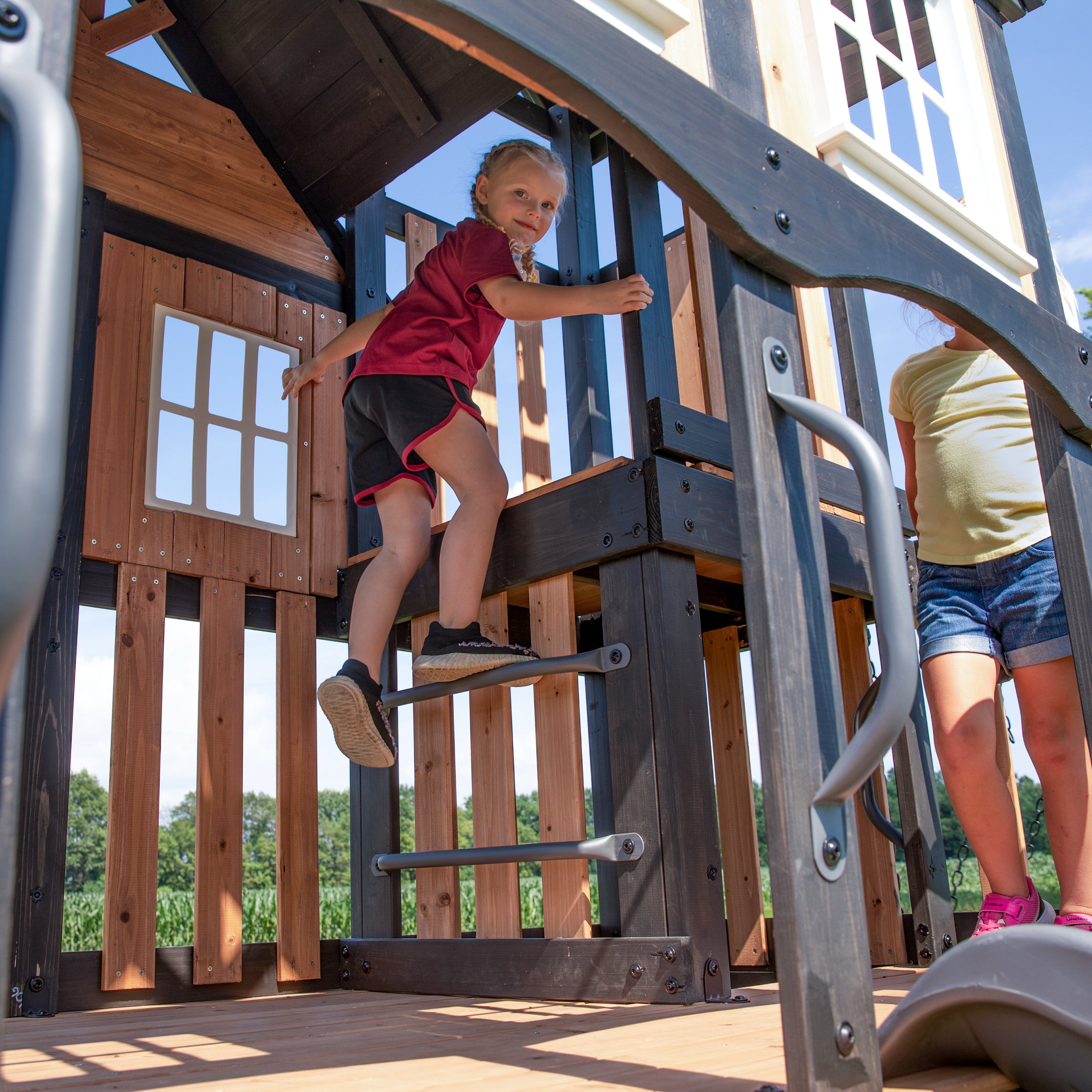 Mystic Tower Swing Set Fort