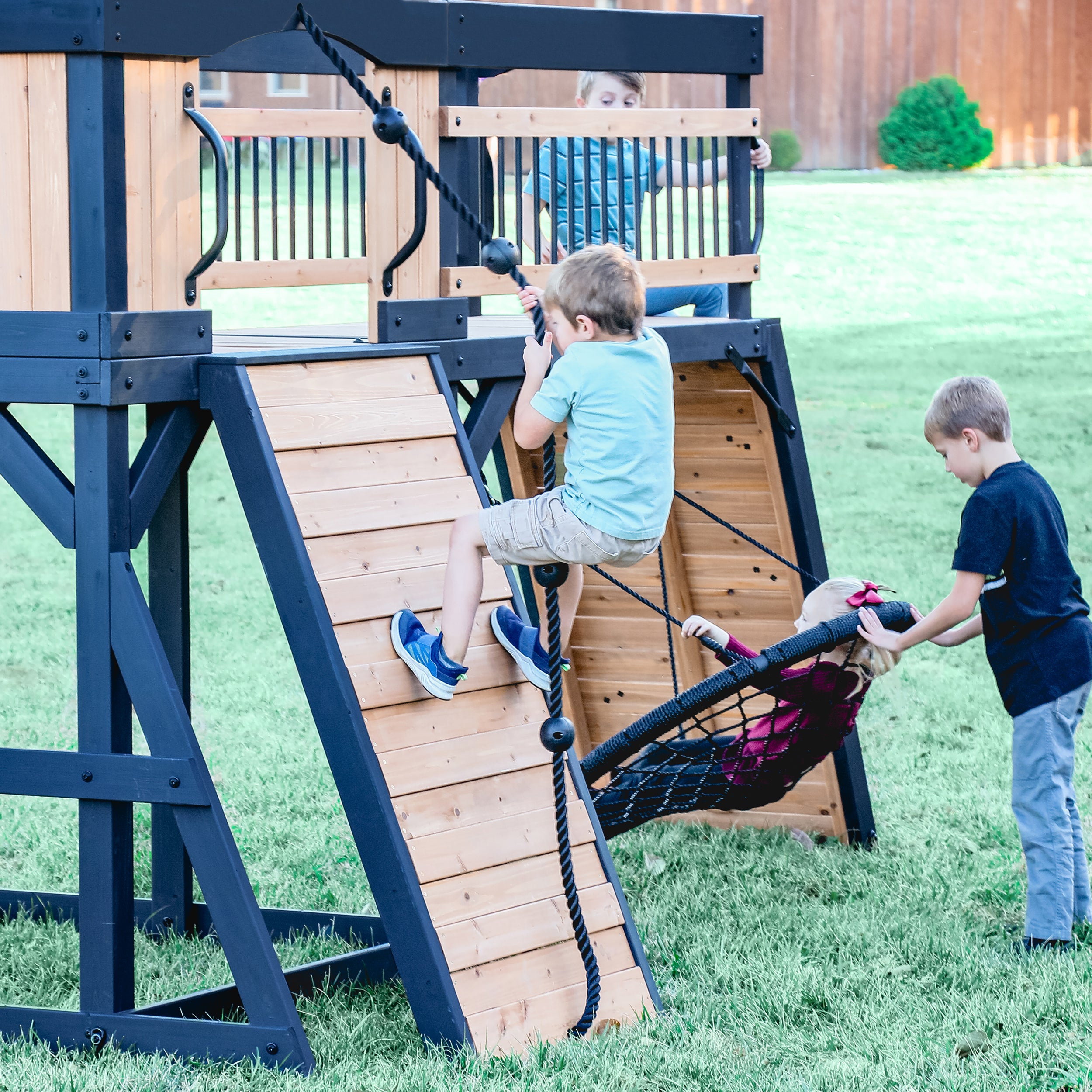 Timber Crossing Climbing Wall