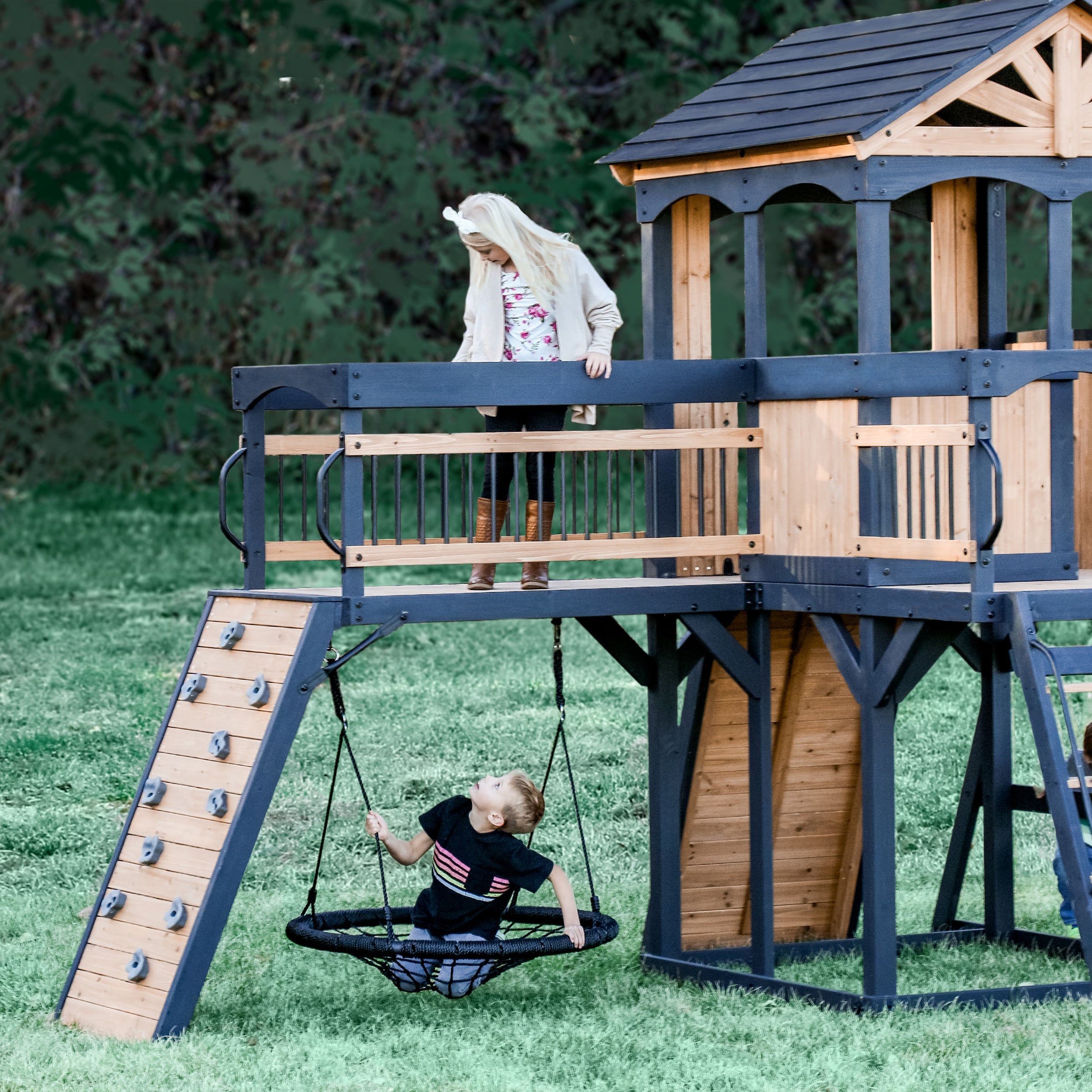 Timber Crossing Swing Set