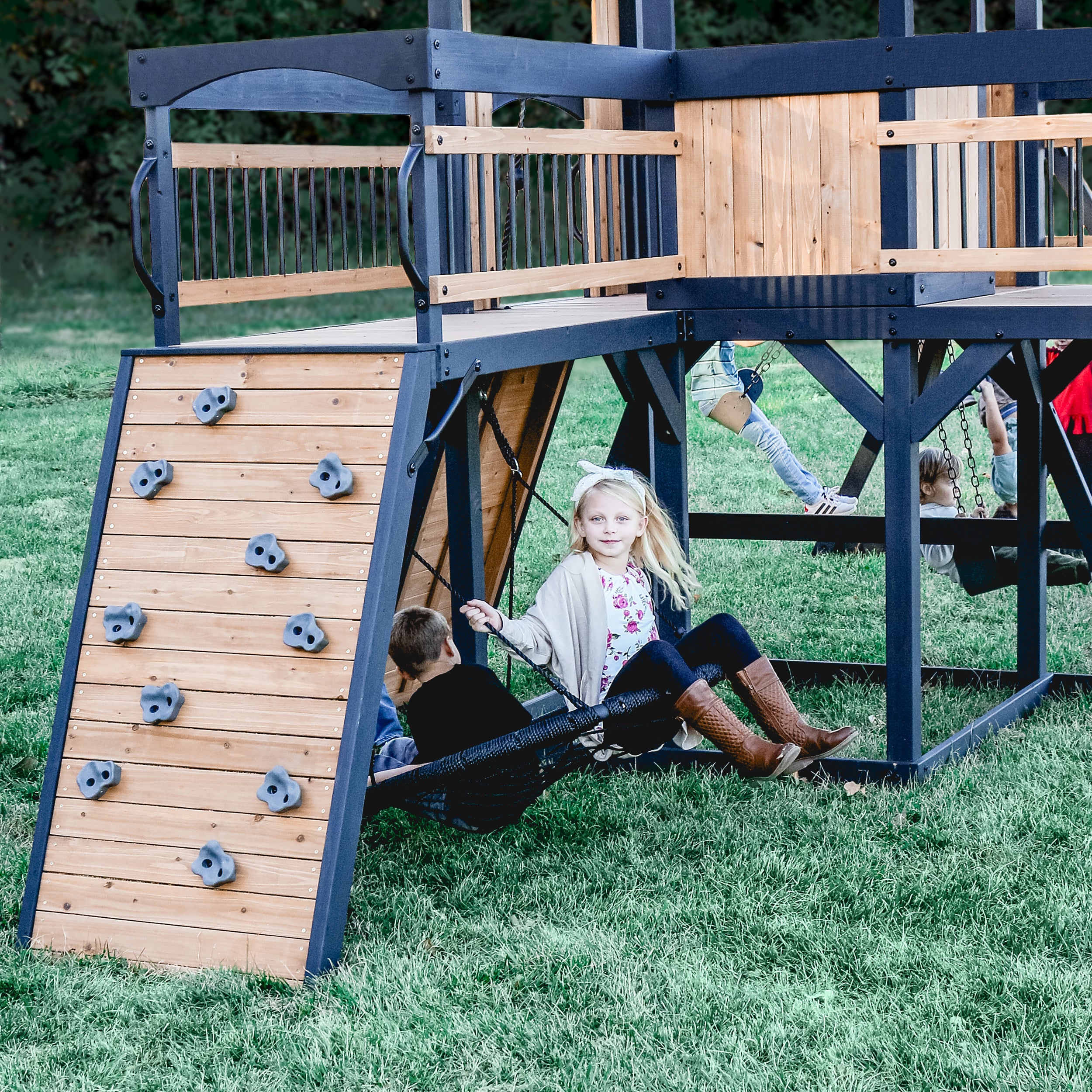 Timber Crossing Swing Set