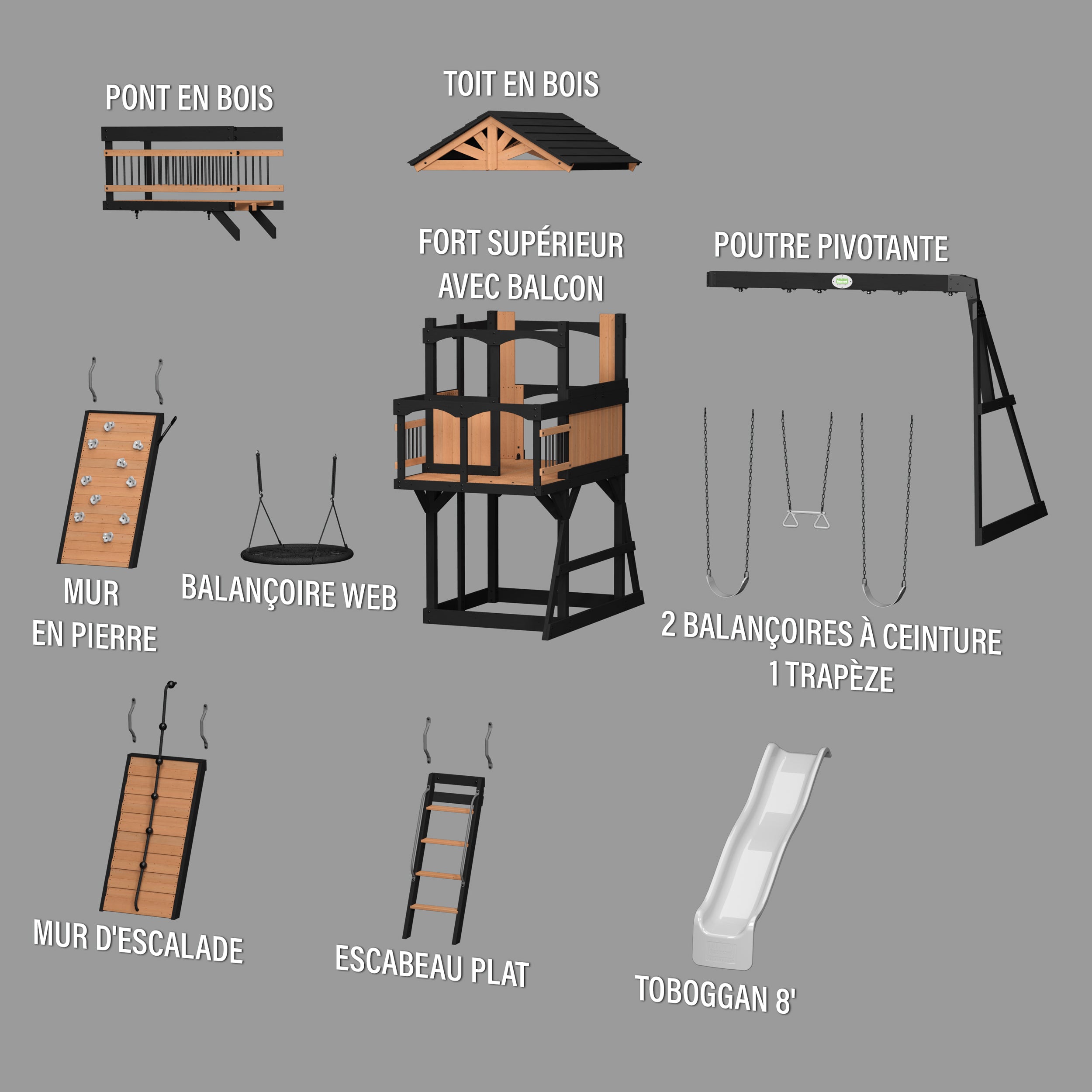 Timber Crossing Exploded-FRENCH