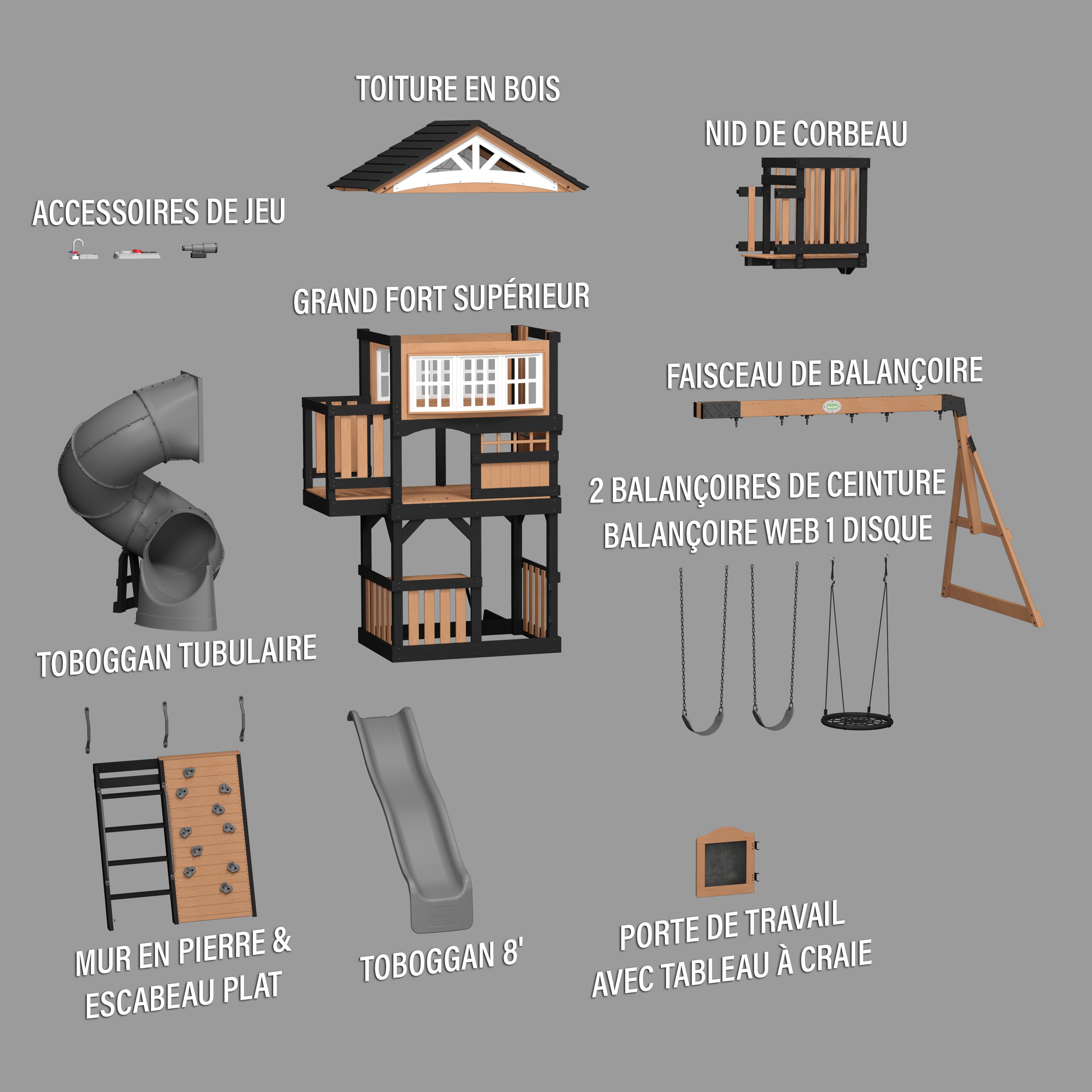 Magnolia Falls French Exploded View