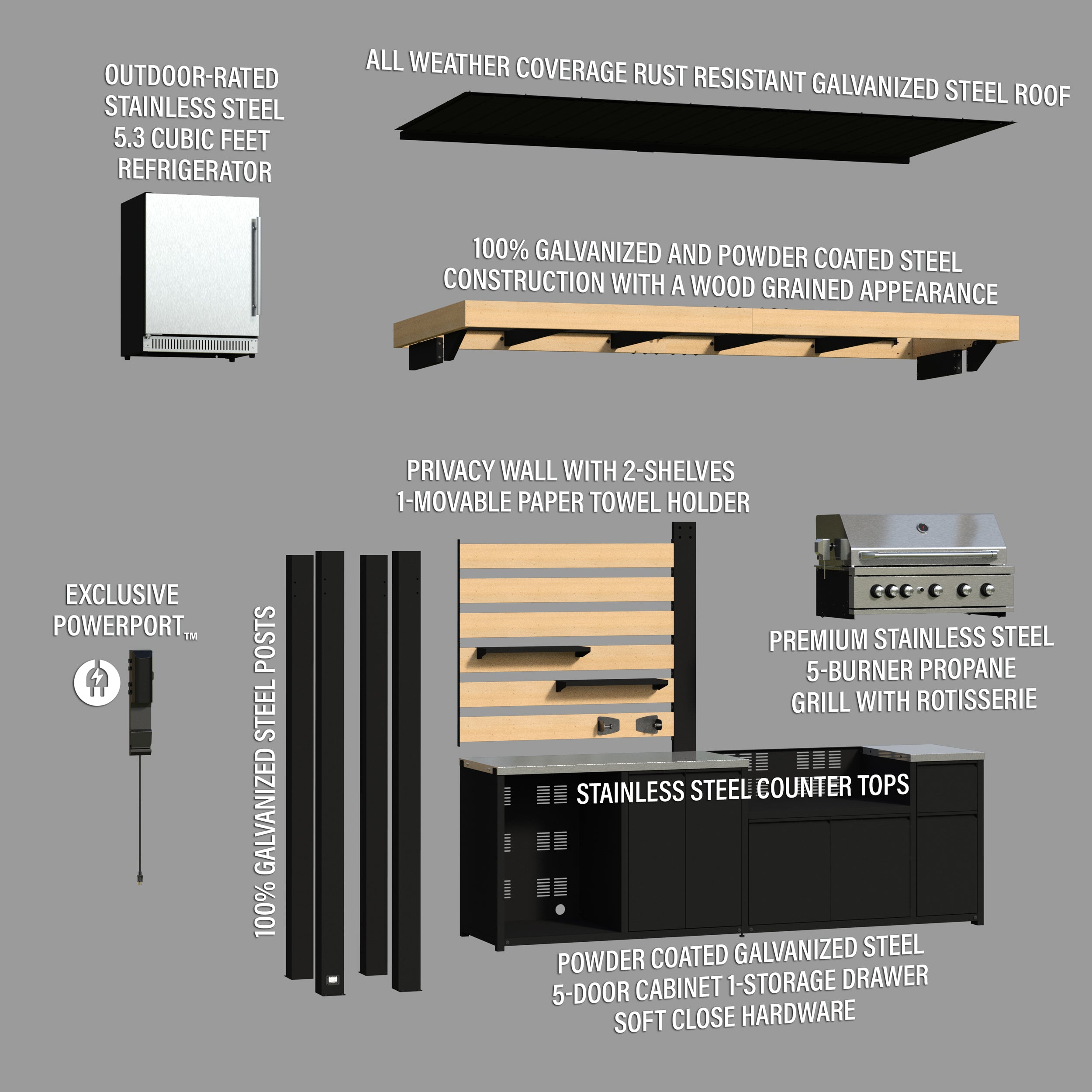 Fusion Flame Exploded View English