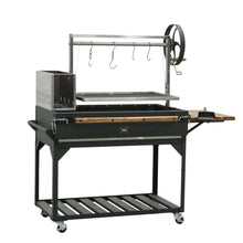 Charger l&#39;image dans la galerie, Premium Argentine/Santa Maria BBQ Grill with Wood Fire and Charcoal Grill
