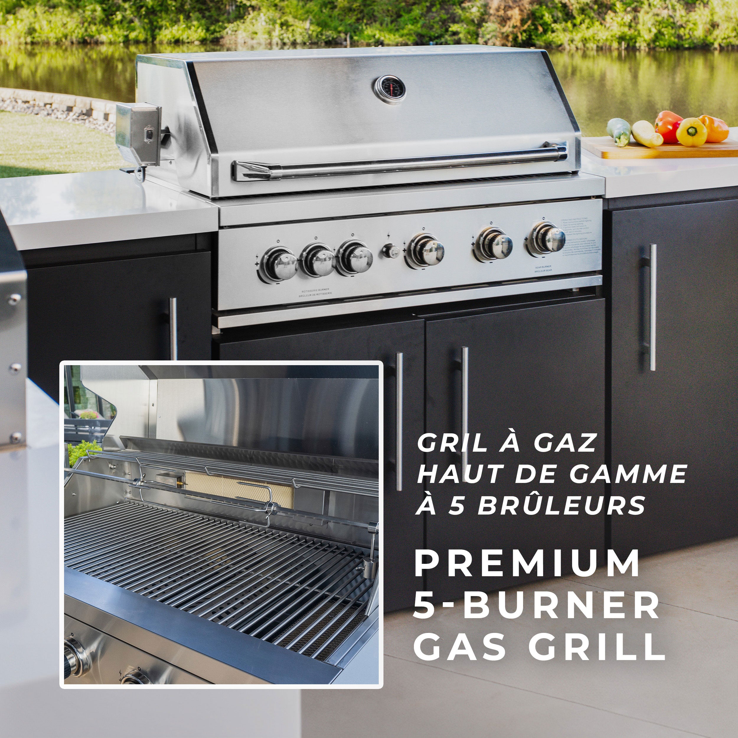 Fusion Fire Outdoor Kitchen Gas Grill