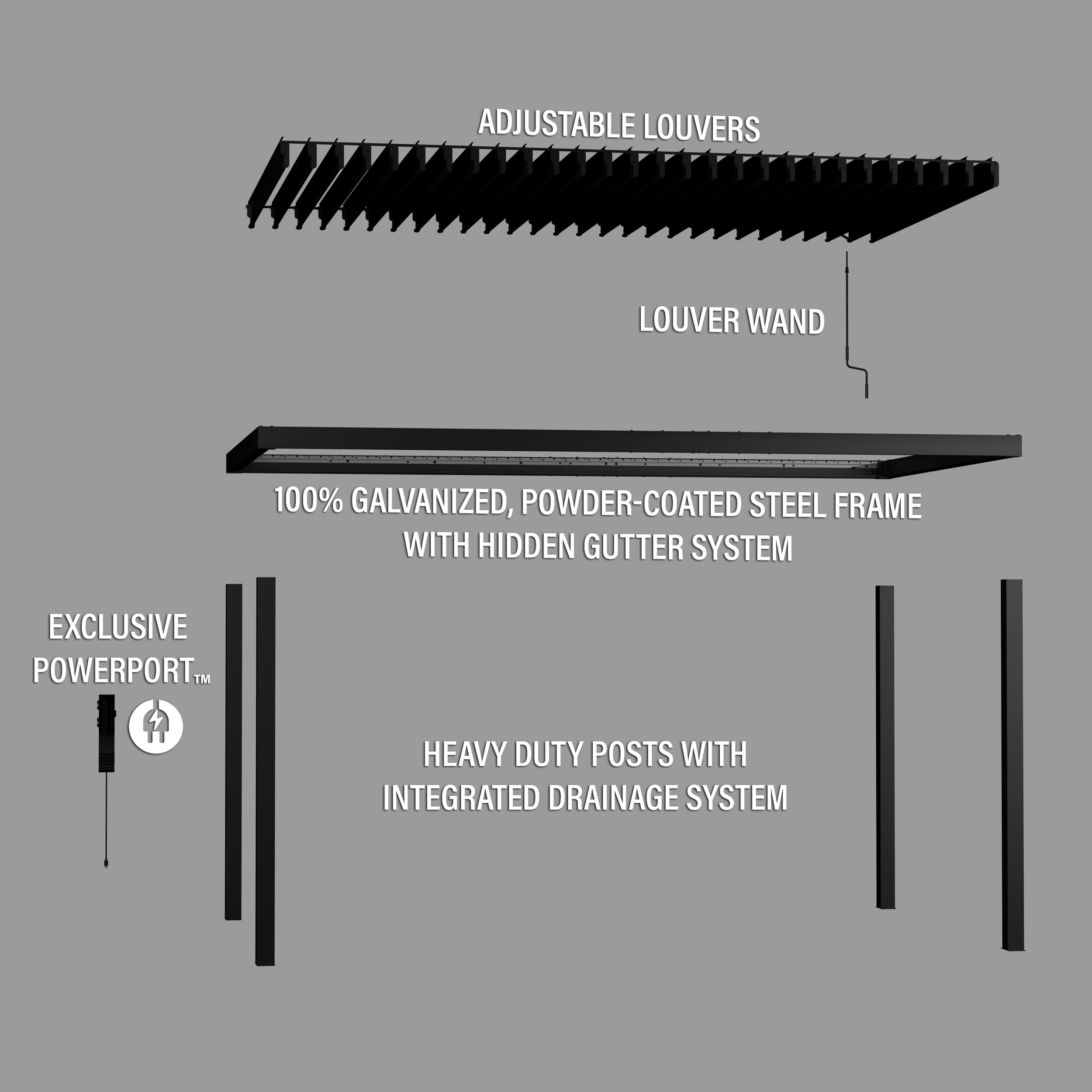 16x10 Sarasota English Exploded View