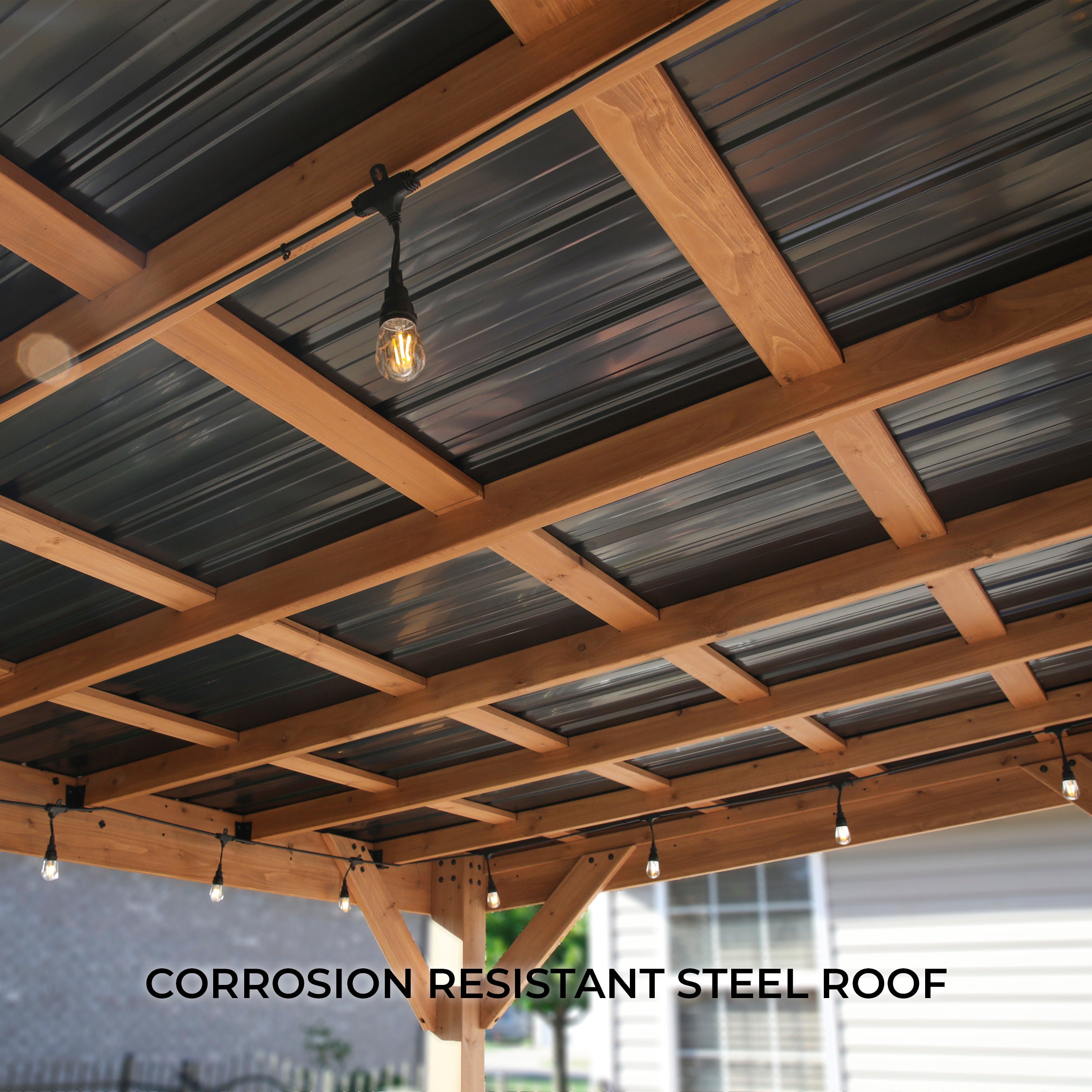 7.3m x 3.7m Arcadia Corrosion Resistant Steel Roof