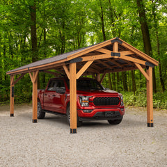 7.3m x 3.7m Norwood Carport/Gazebo (24ft x 12ft)