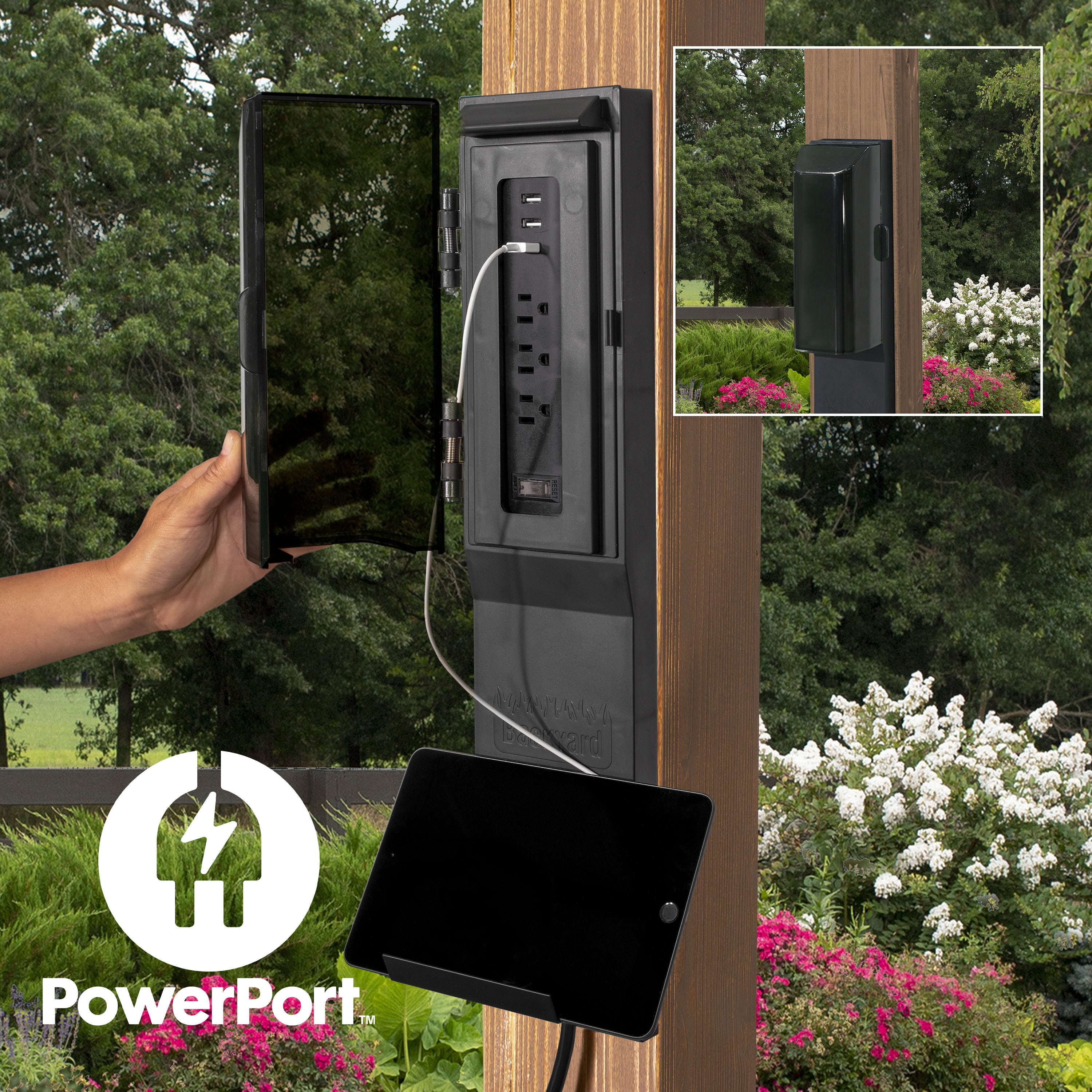 7.3m x 3.7m Norwood PowerPort exclusive to Backyard Discovery