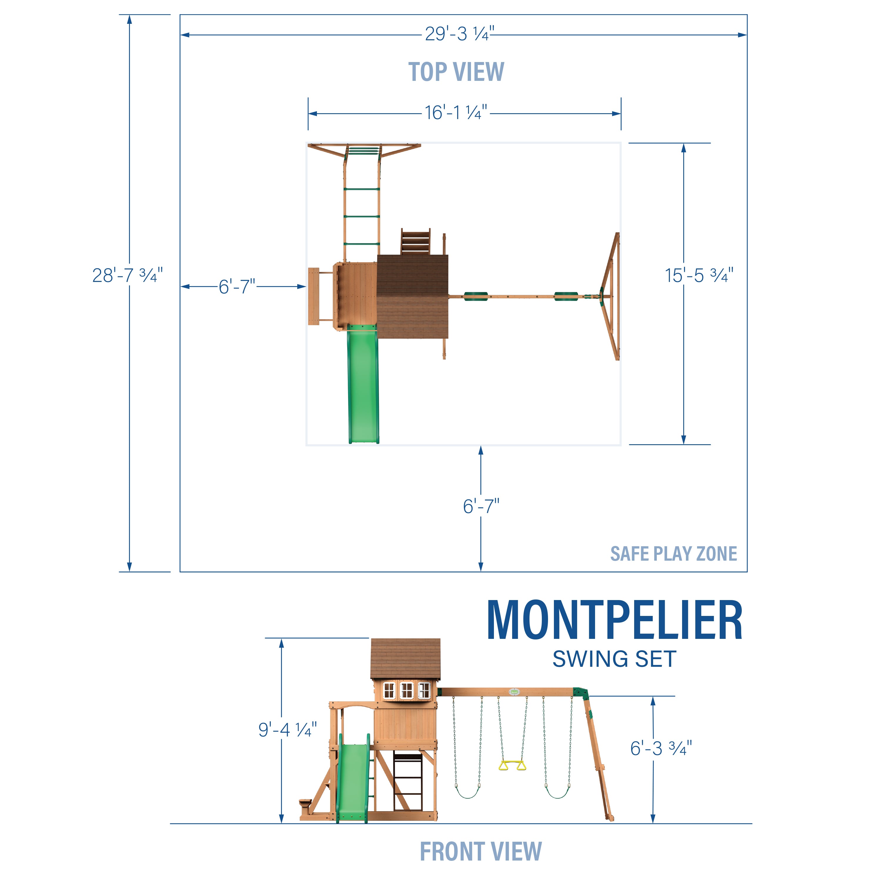 Montpelier Swing Set Diagram