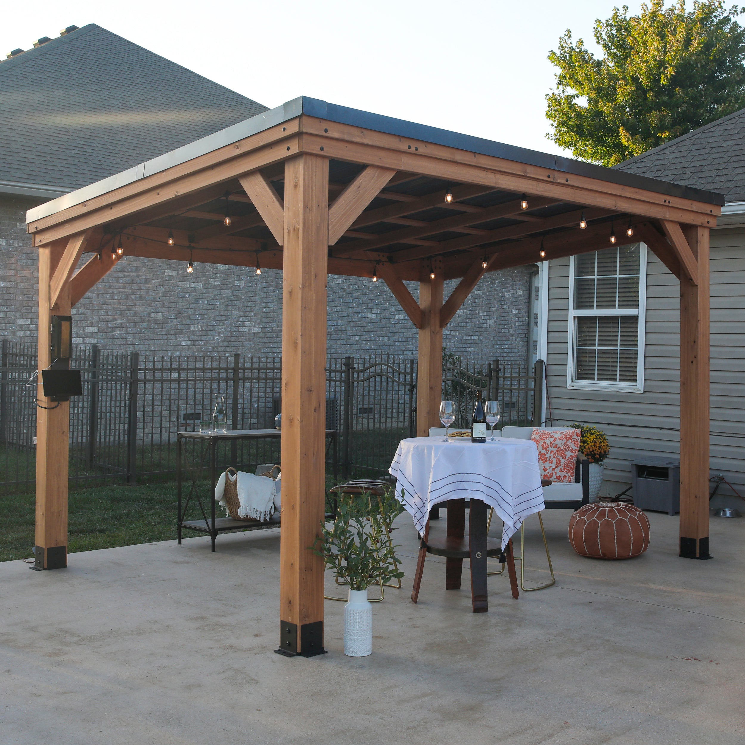 Arcadia Gazebo, 3.7m x 2.9m