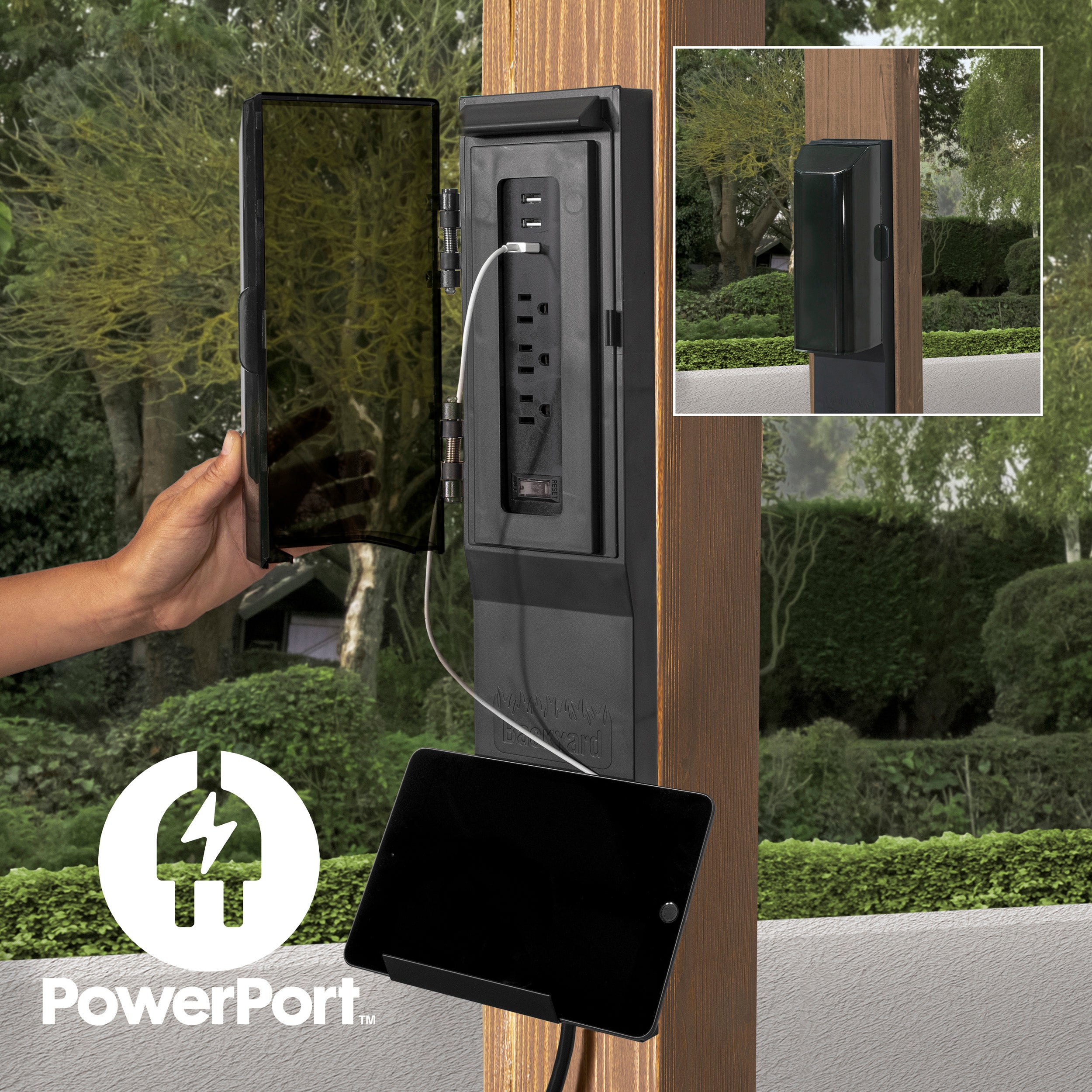 7.3m x 3.7m Barrington PowerPort exclusive to Backyard Discovery