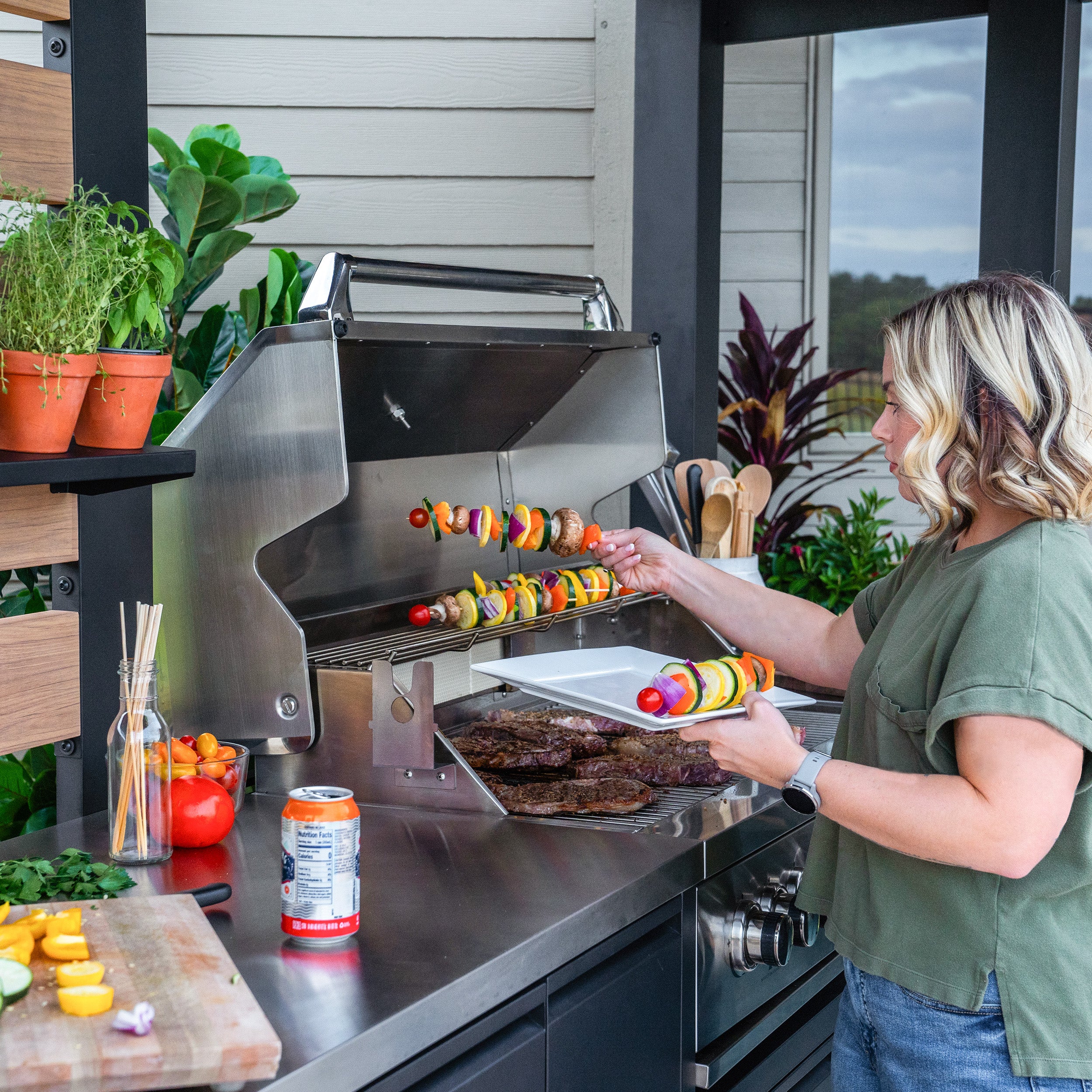 Fusion Flame Outdoor Kitchen