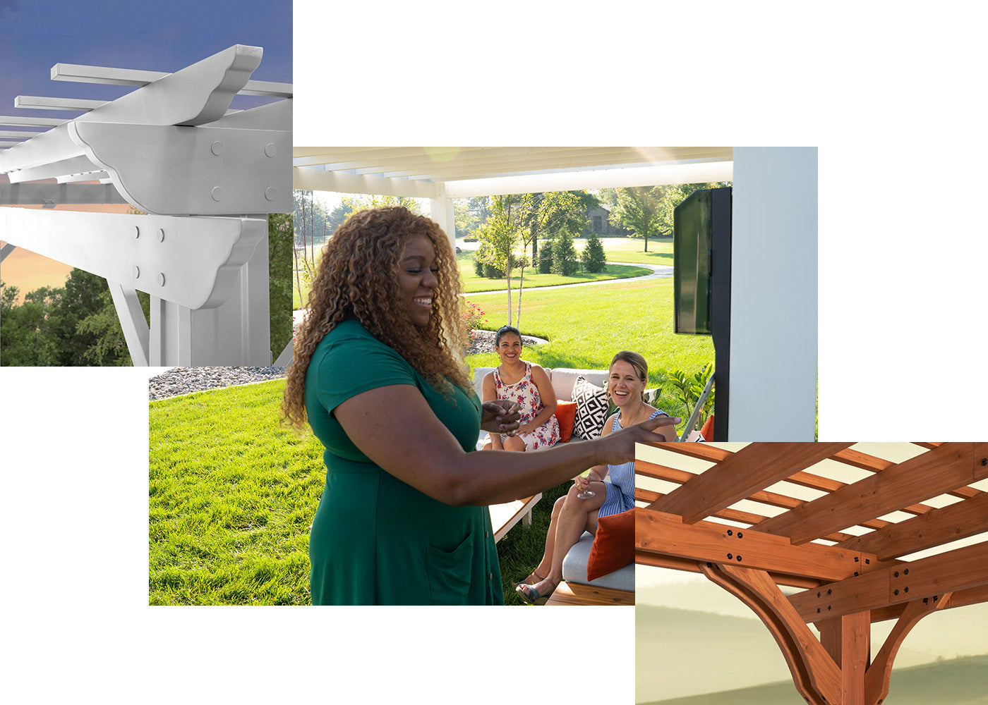 pergola collage