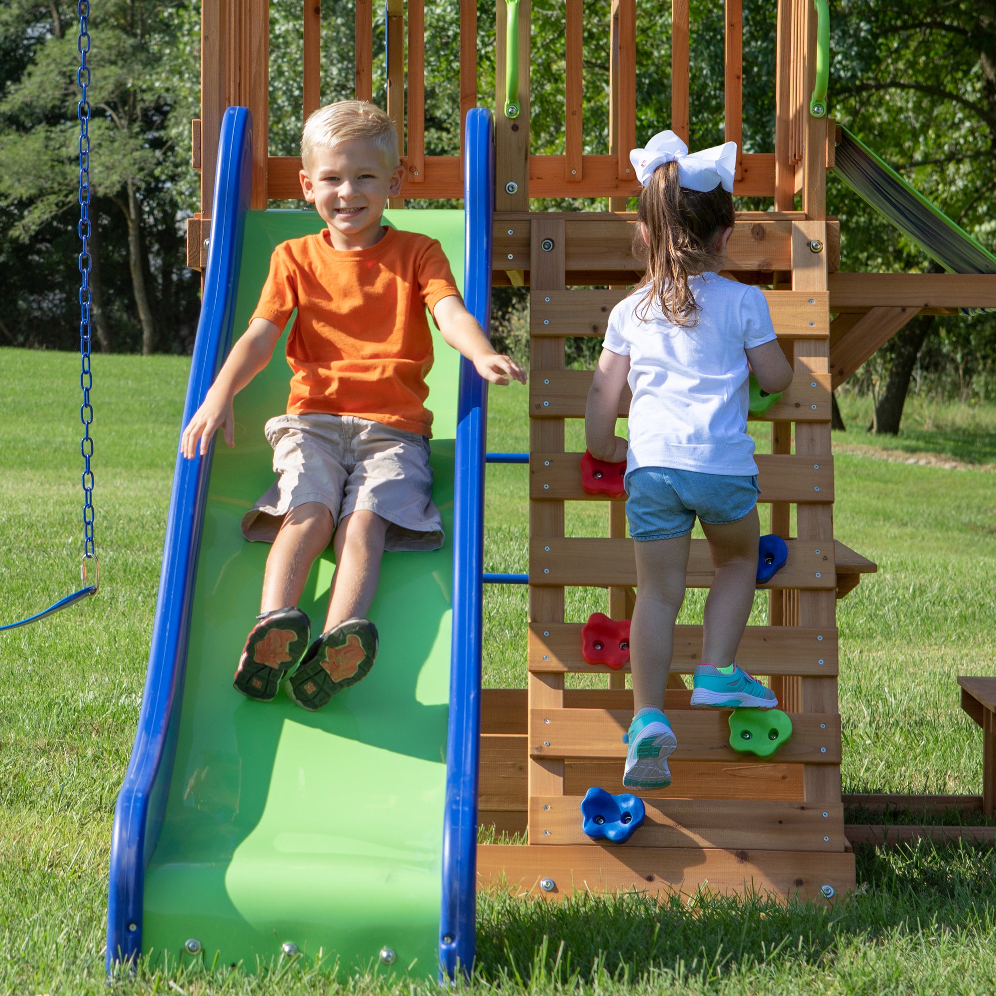 Beach Front Swing Set Slide