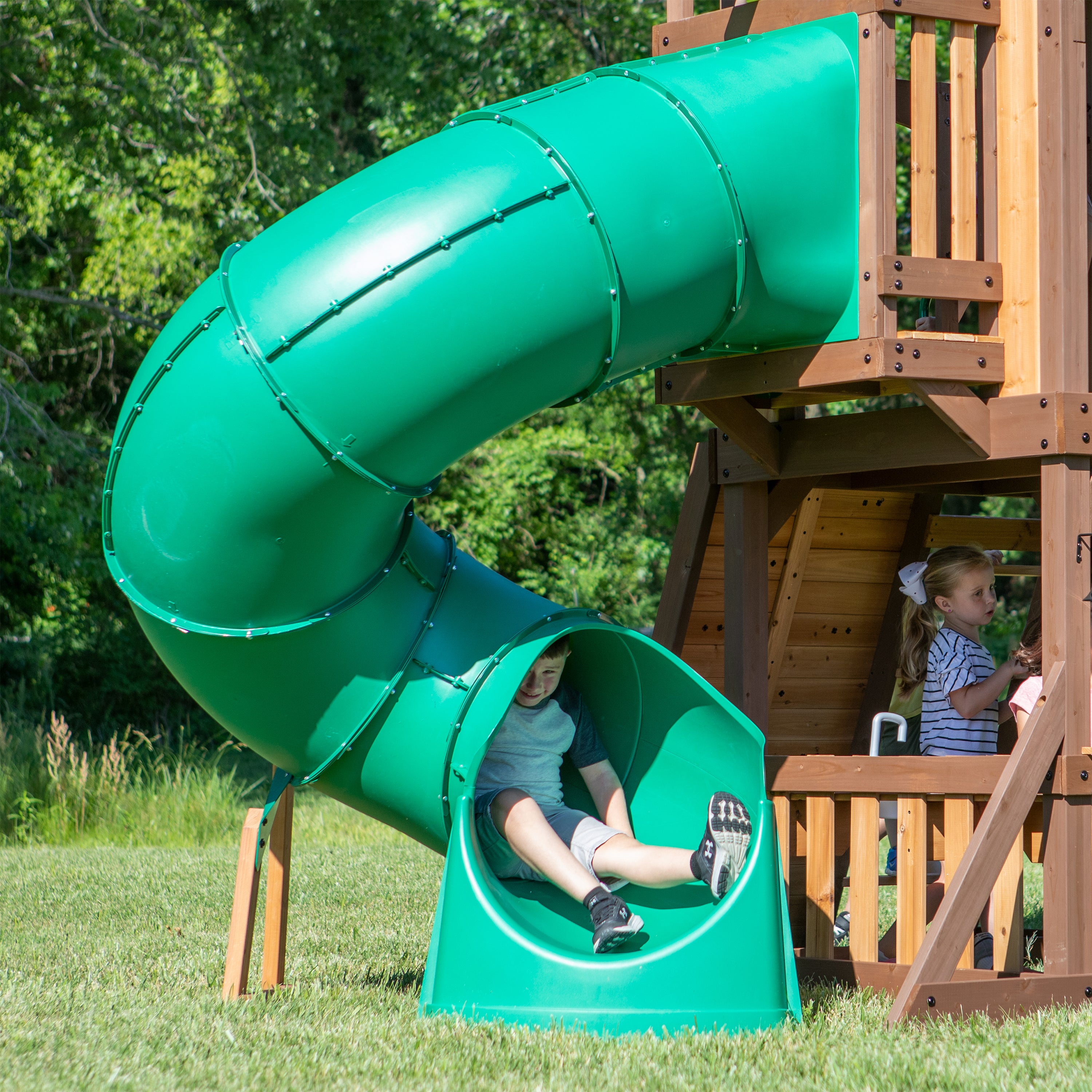 Tacoma Falls Swing Set Tube Slide