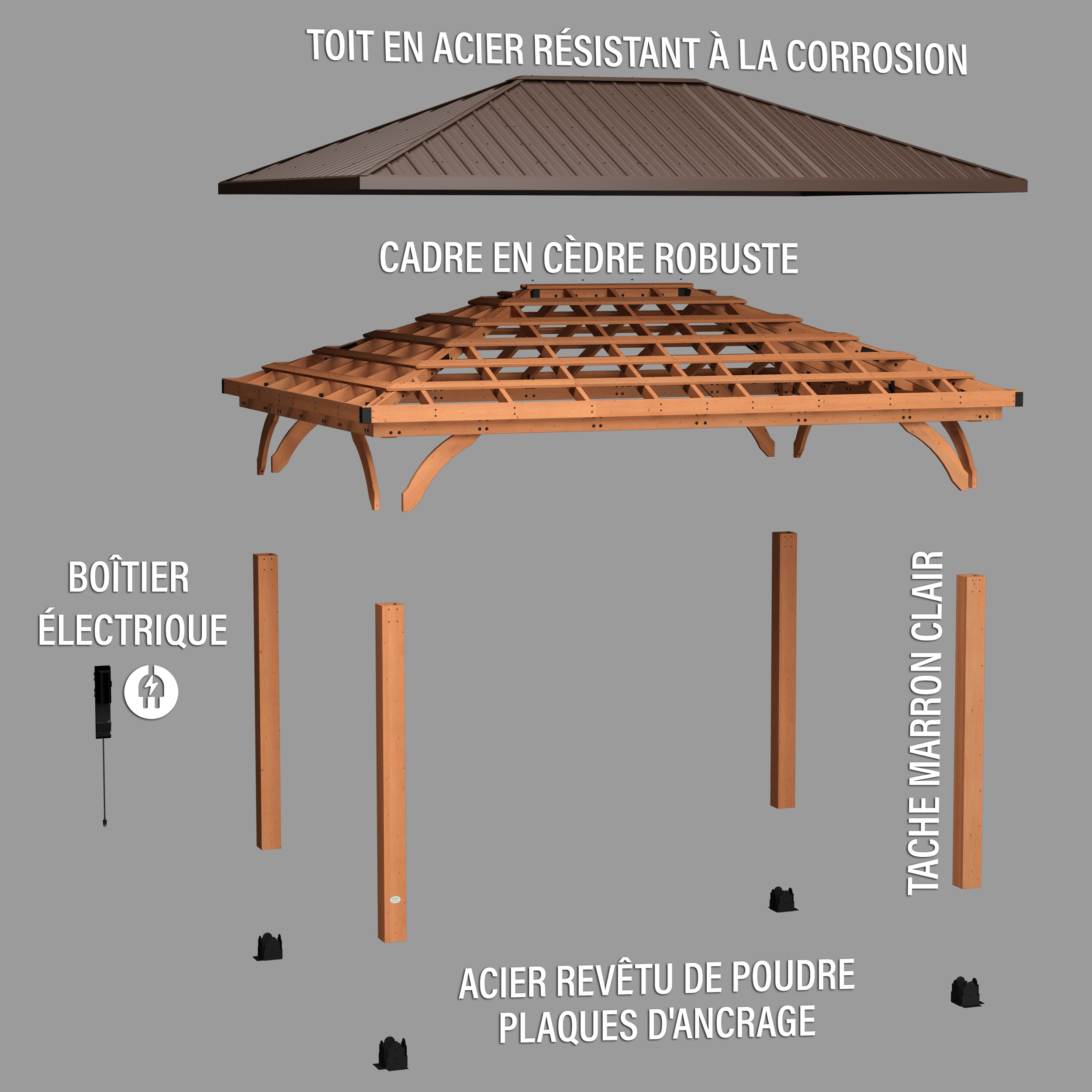 16x12 Barrington Exploded View French Canadian