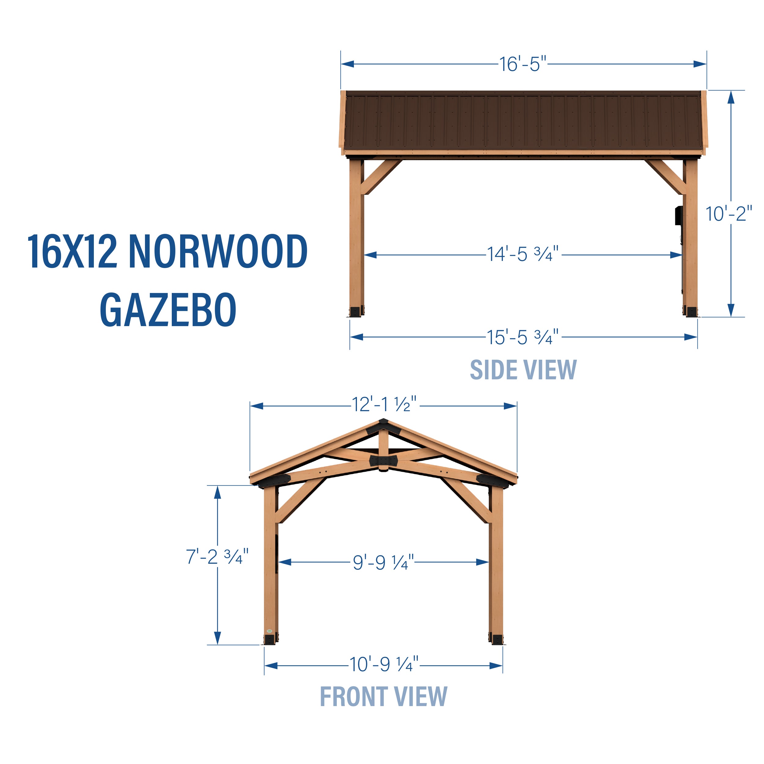 Norwood 4.9m x 3.7m Inches Diagram