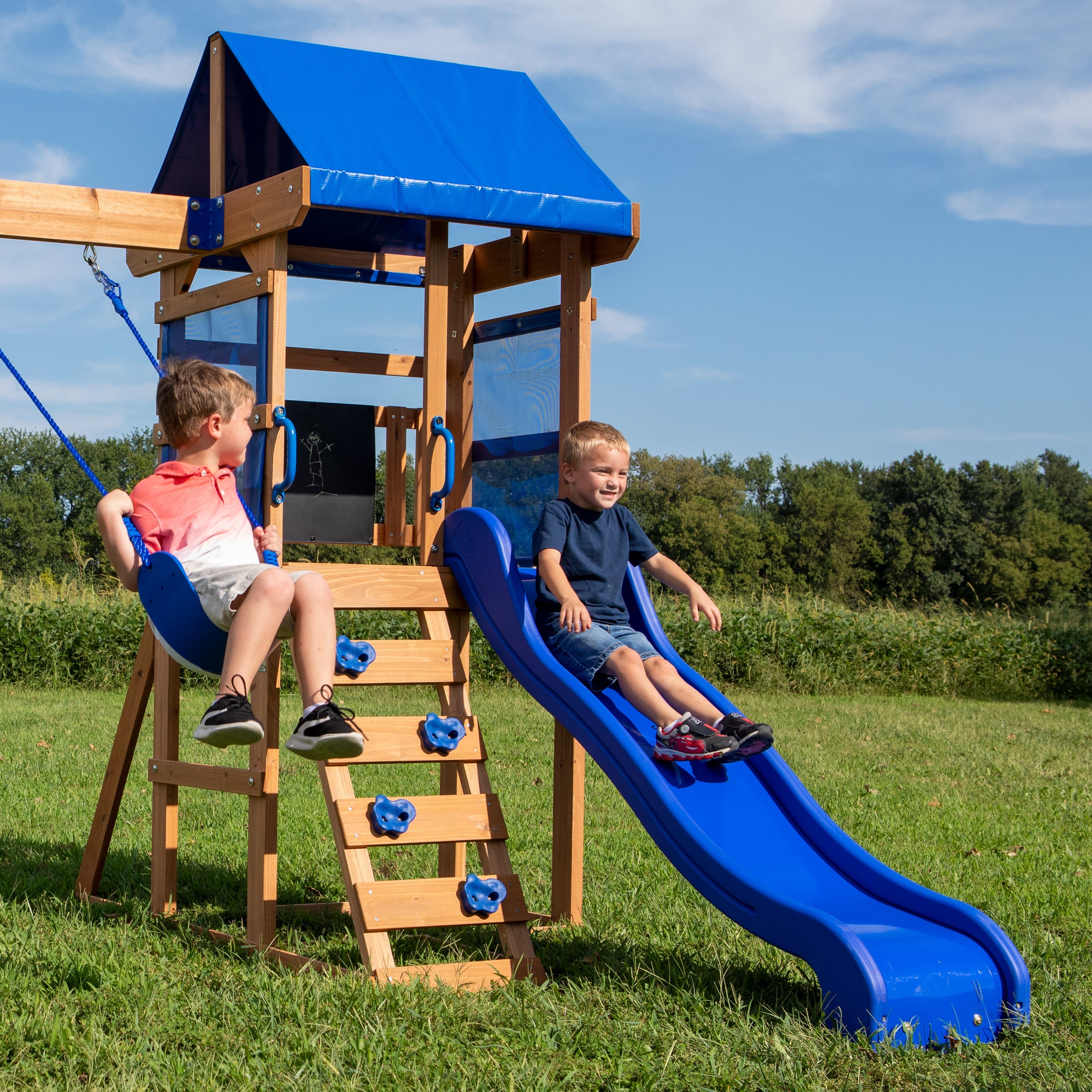 Aurora Wooden Swing Set