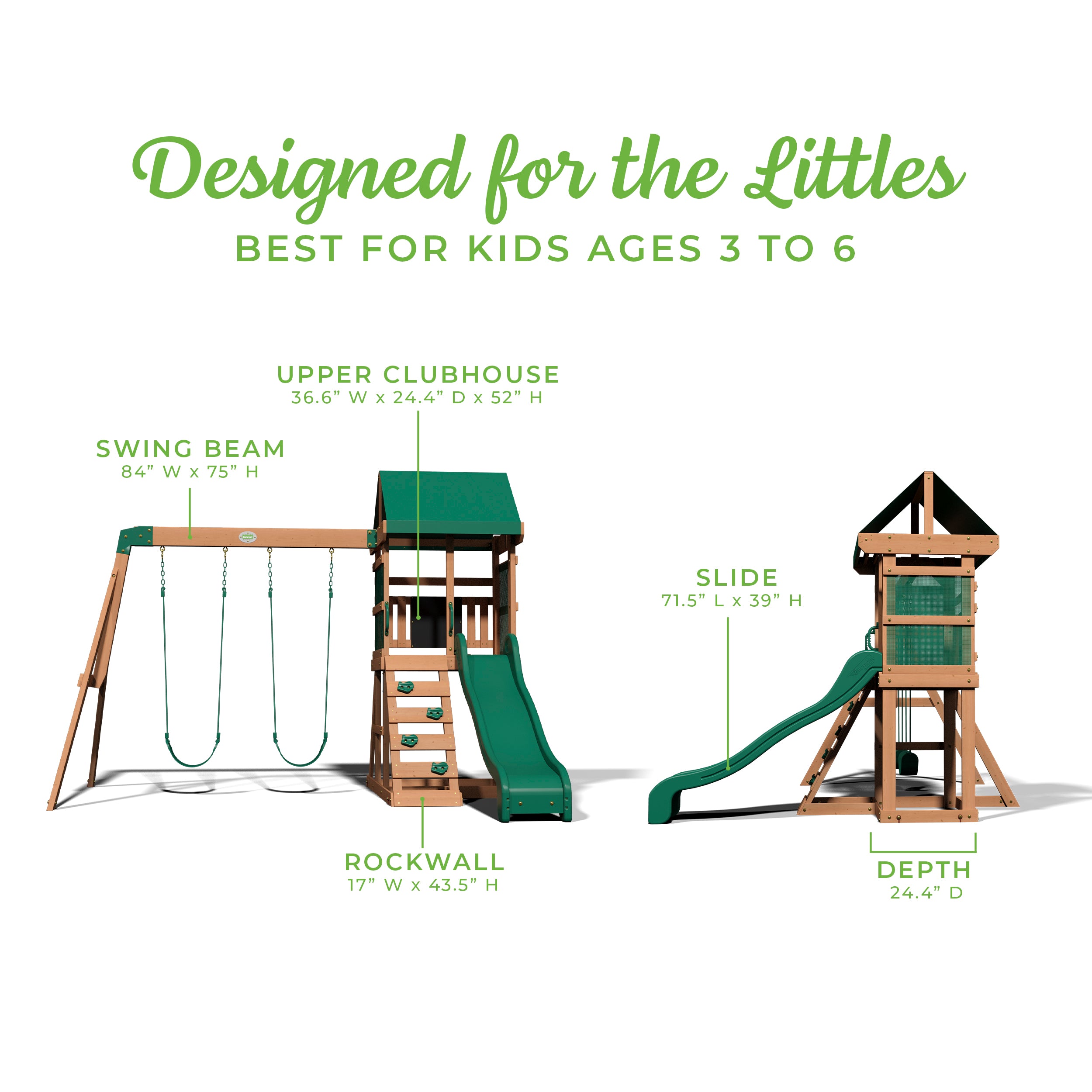 Buckley Hill Swing Set Diagram