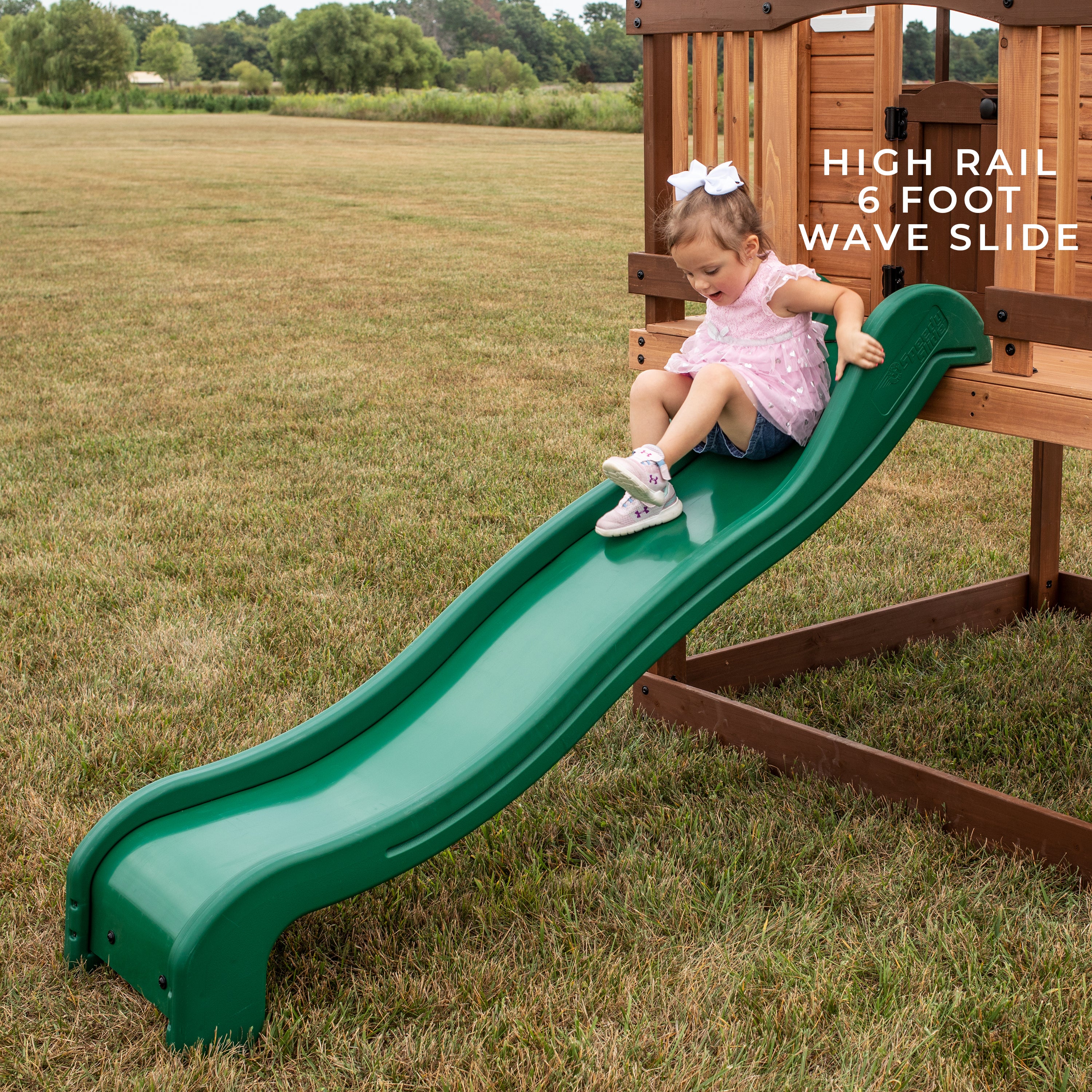 Echo Heights Playhouse Slide