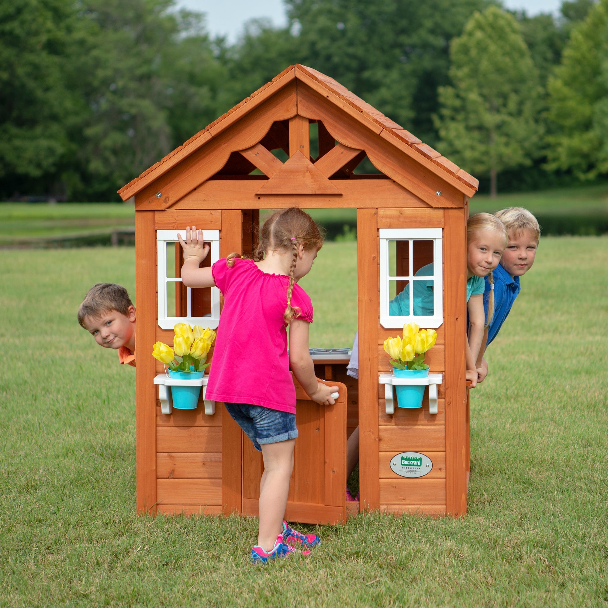 Wooden Playhouses - Timberlake Playhouse