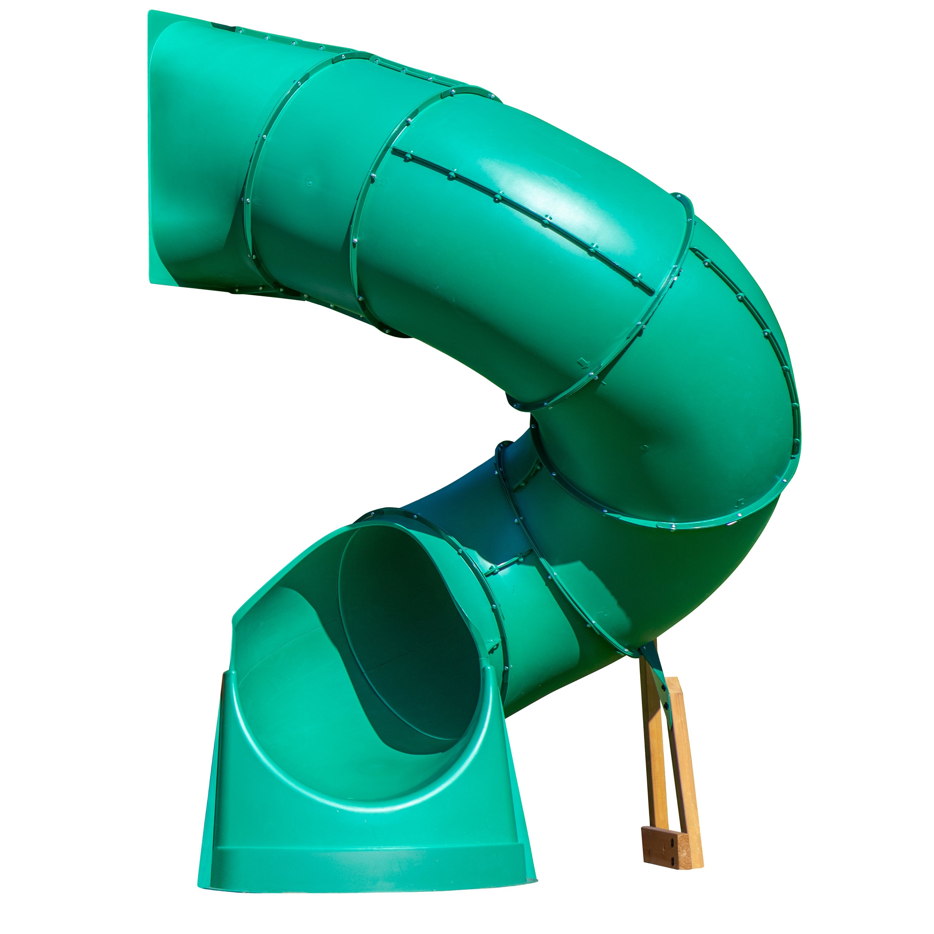 Spiral Right Exit Tube Slide For 1.5 meter Decks