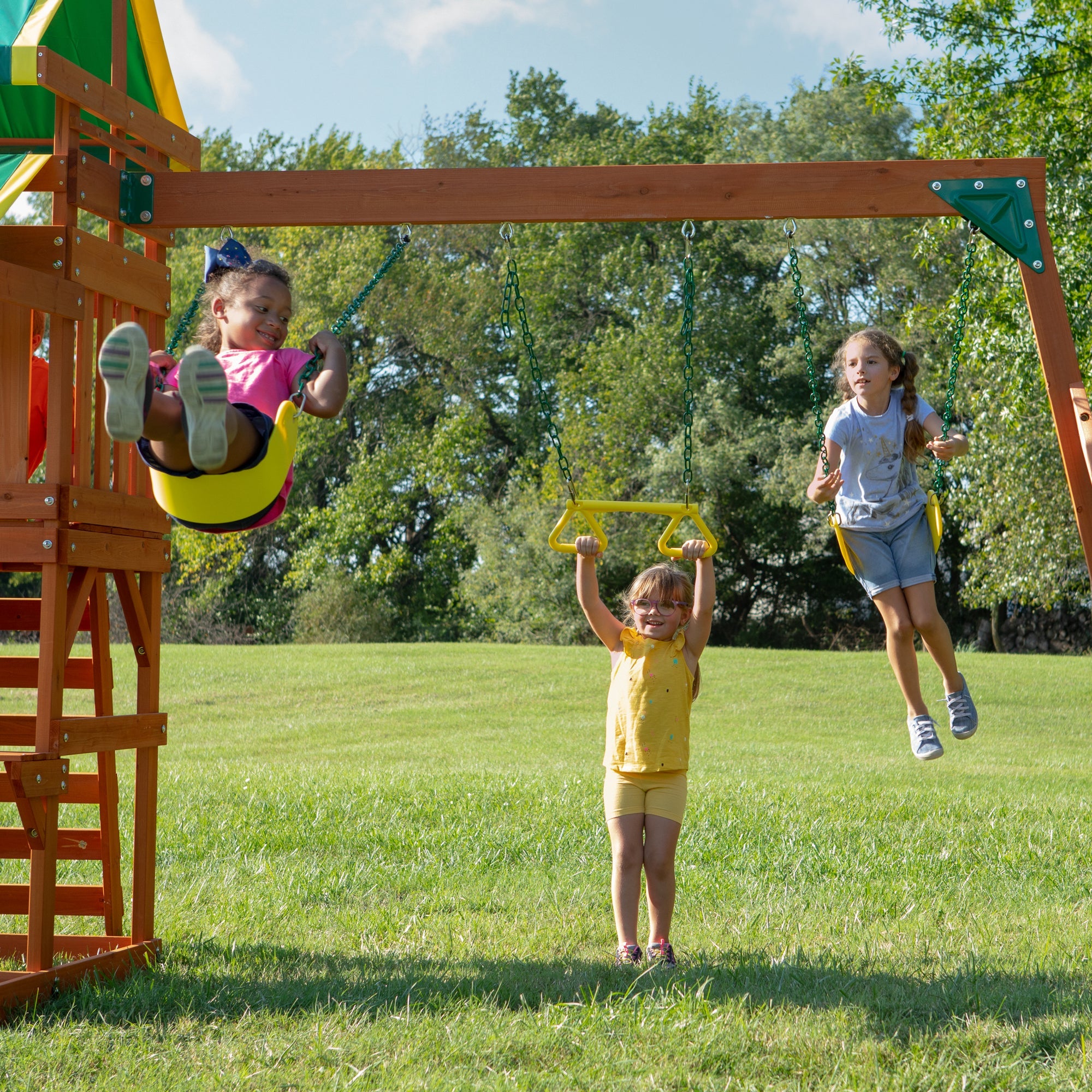 Backyard Discovery Playsets - Tucson Wooden Swing Set